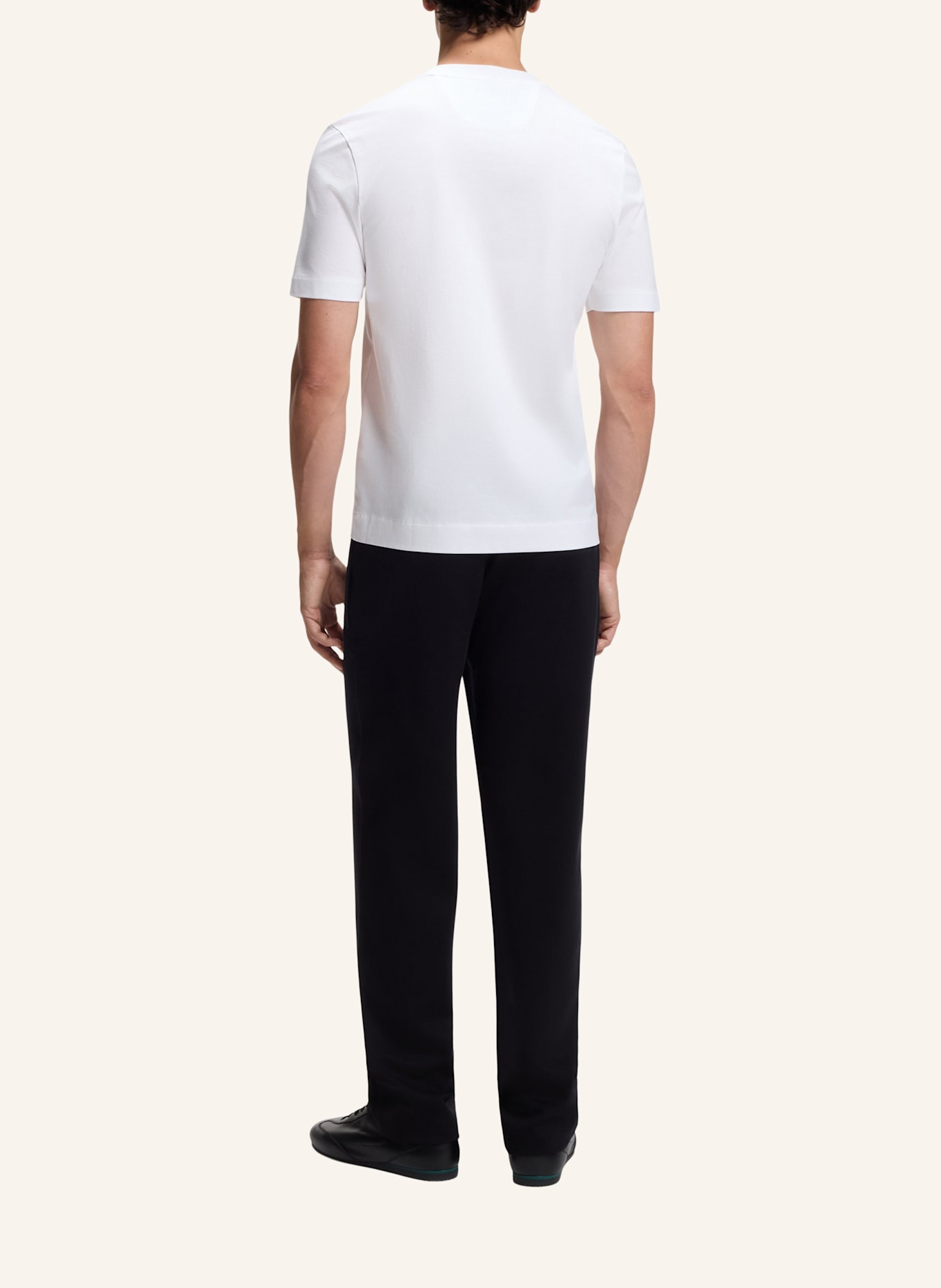 BOSS T-Shirt C-TAUT 181_AM Regular Fit: WEISS