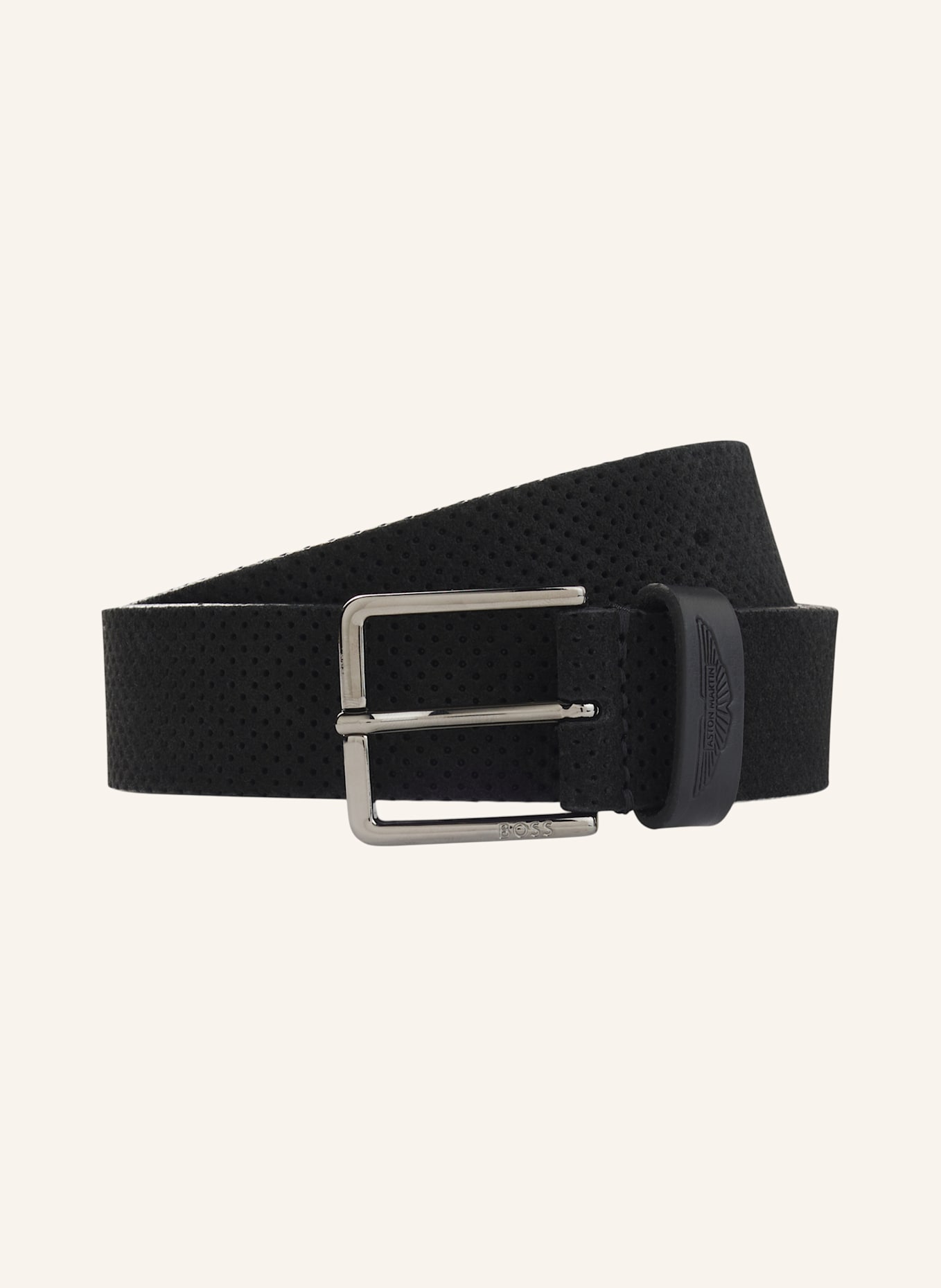 BOSS Business Gürtel ATHER-PER-SD_SZ35_AM: SCHWARZ