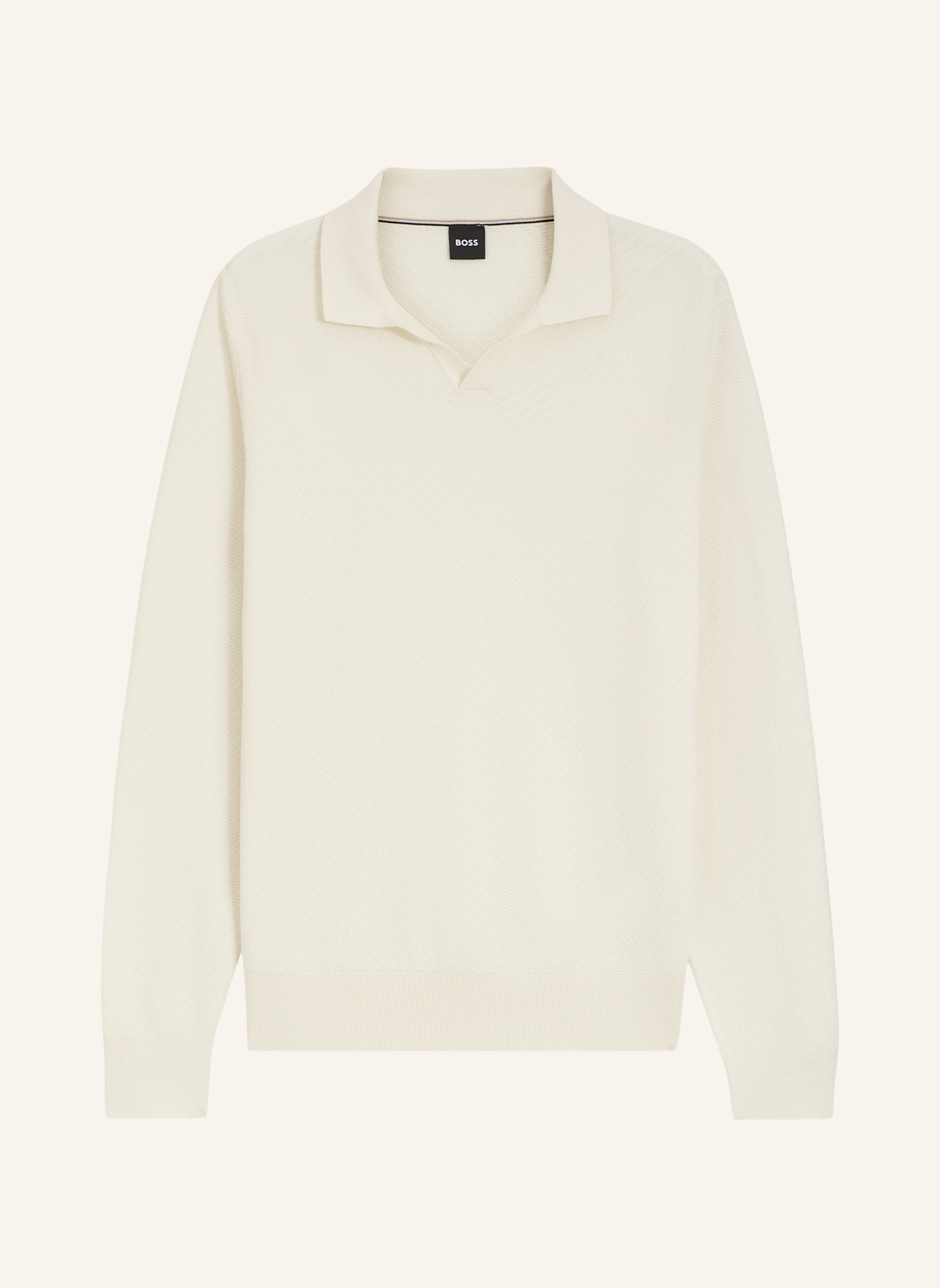 BOSS Pullover H-LOMARINO Regular Fit: WEISS