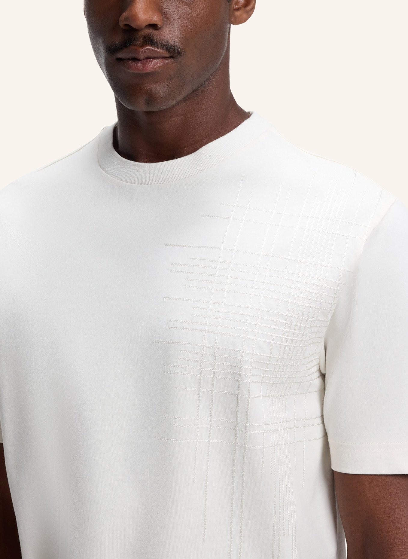 BOSS T-Shirt C-TIGERMAN 49 Regular Fit: WEISS