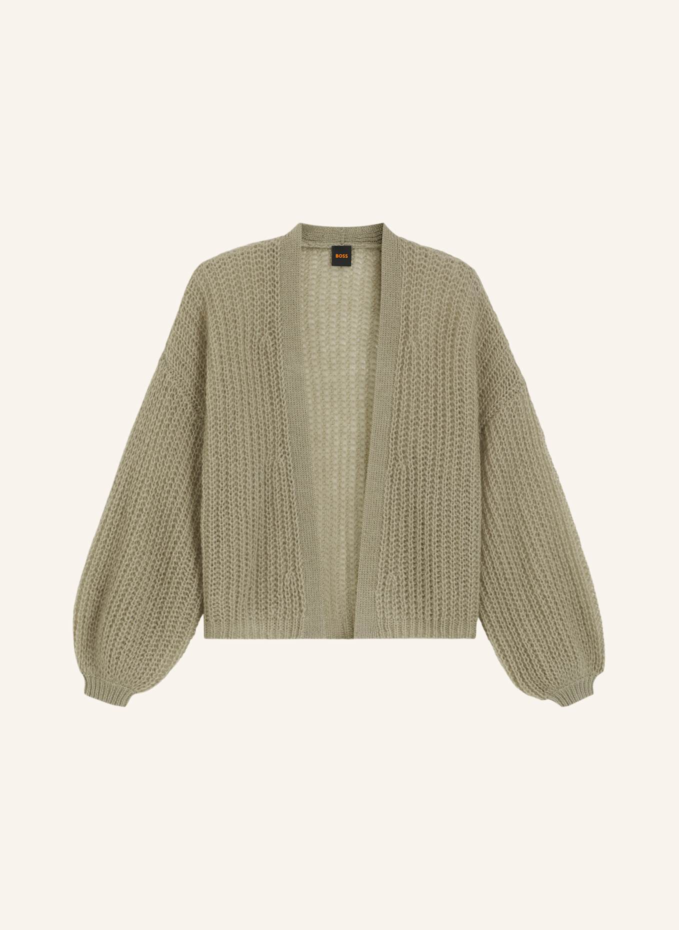BOSS Strickjacke C_FURGOVIA_1 Relaxed Fit: GRÜN