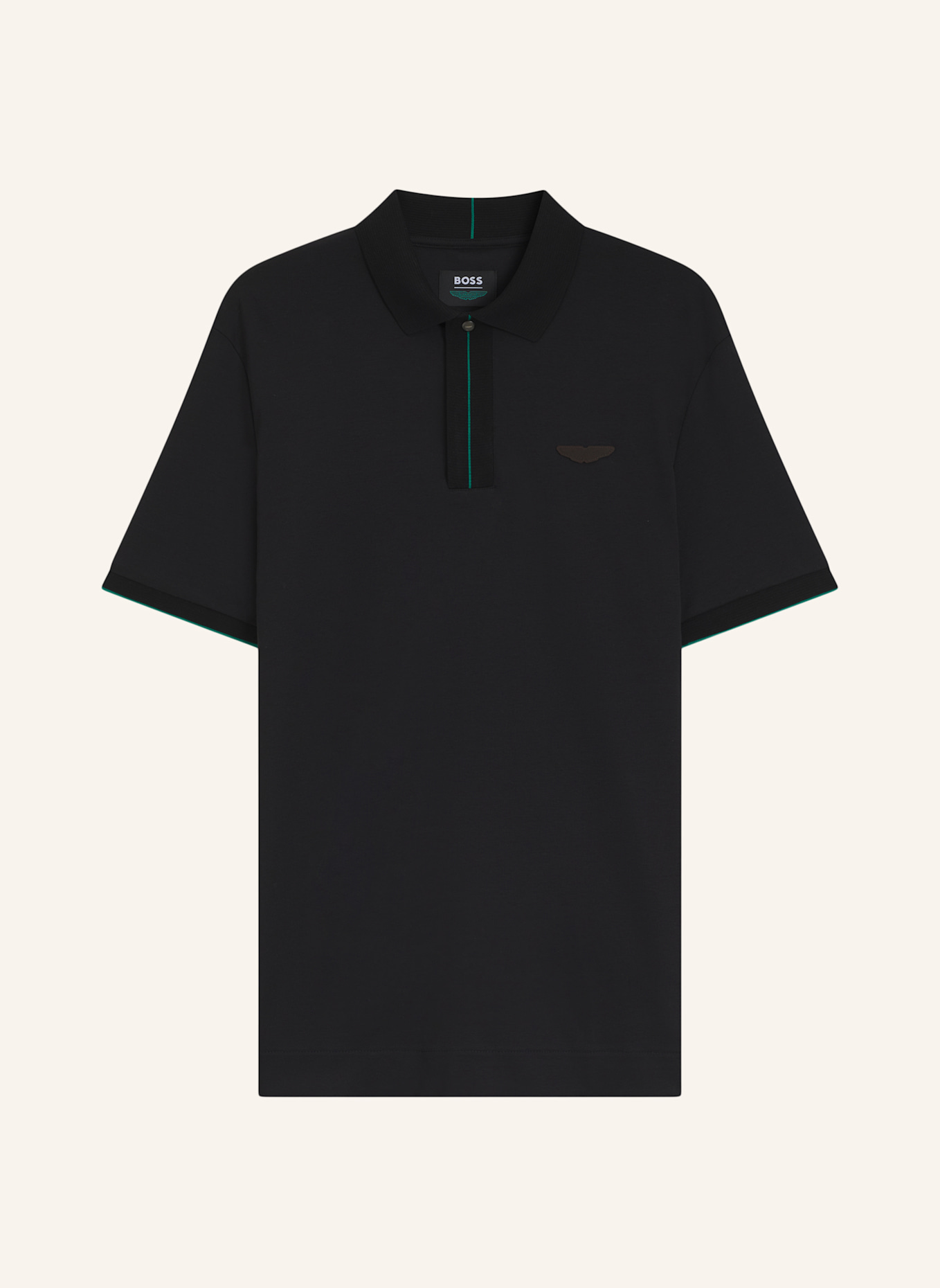 BOSS Poloshirt C-PARLAY 80_AM Regular Fit: SCHWARZ