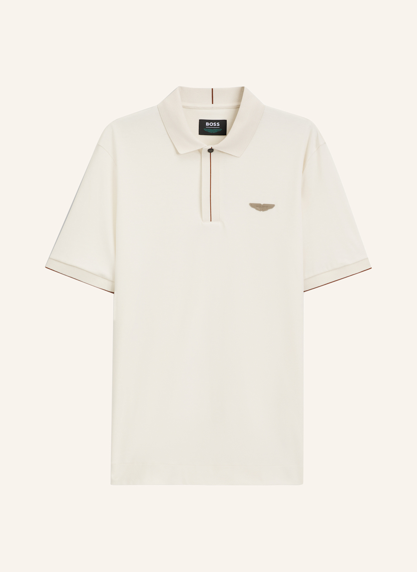 BOSS Poloshirt C-PARLAY 80_AM Regular Fit: WEISS