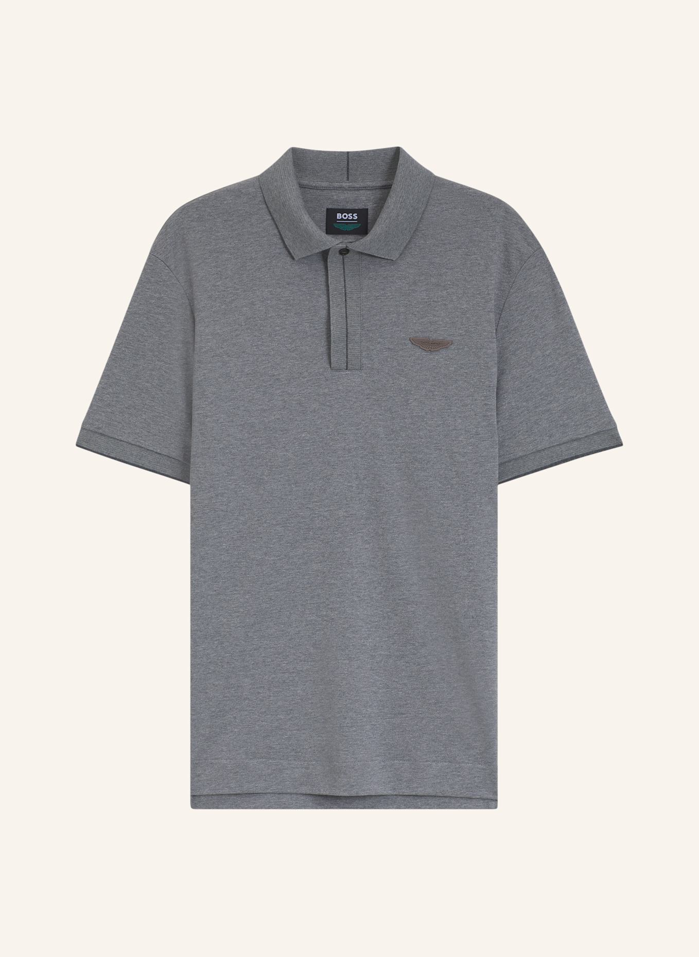 BOSS Poloshirt C-PARLAY 80_AM Regular Fit: GRAU