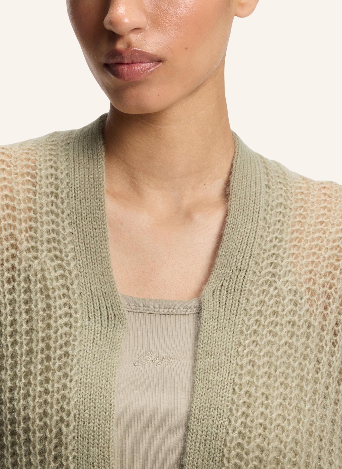 BOSS Strickjacke C_FURGOVIA_1 Relaxed Fit: GRÜN