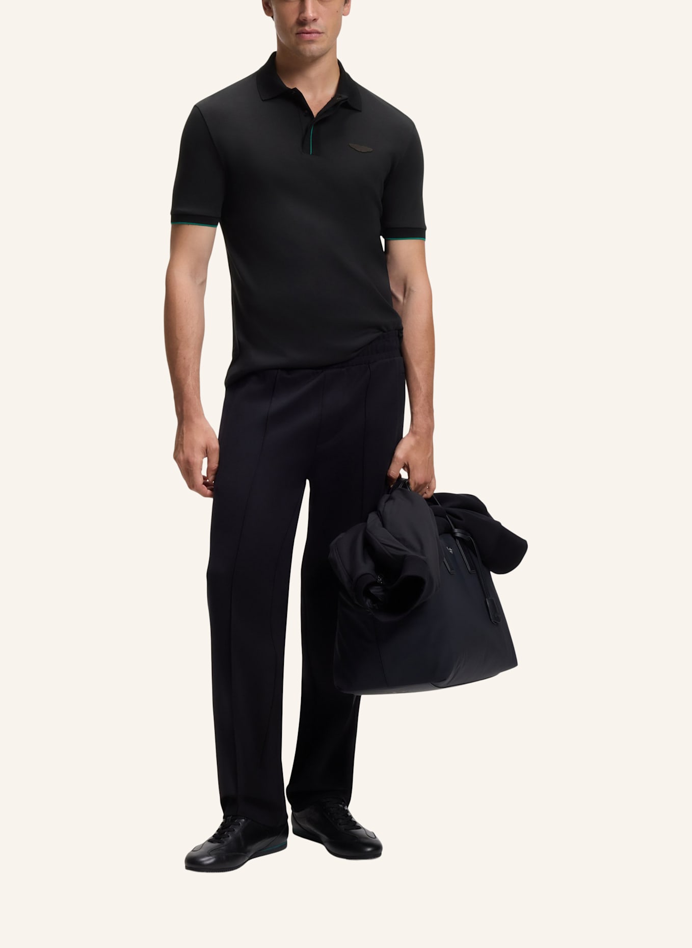 BOSS Poloshirt C-PARLAY 80_AM Regular Fit: SCHWARZ