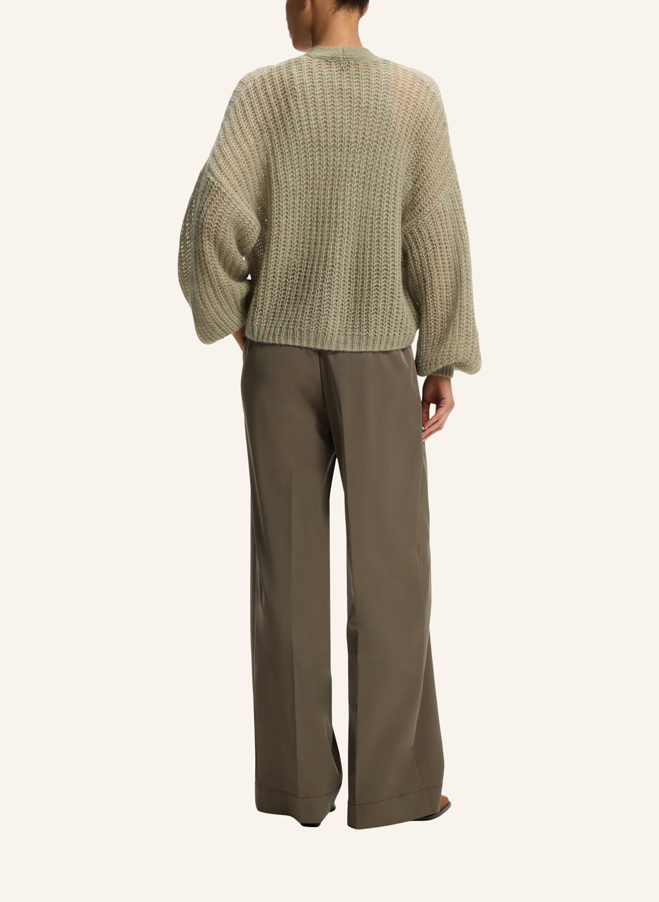BOSS Strickjacke C_FURGOVIA_1 Relaxed Fit: GRÜN