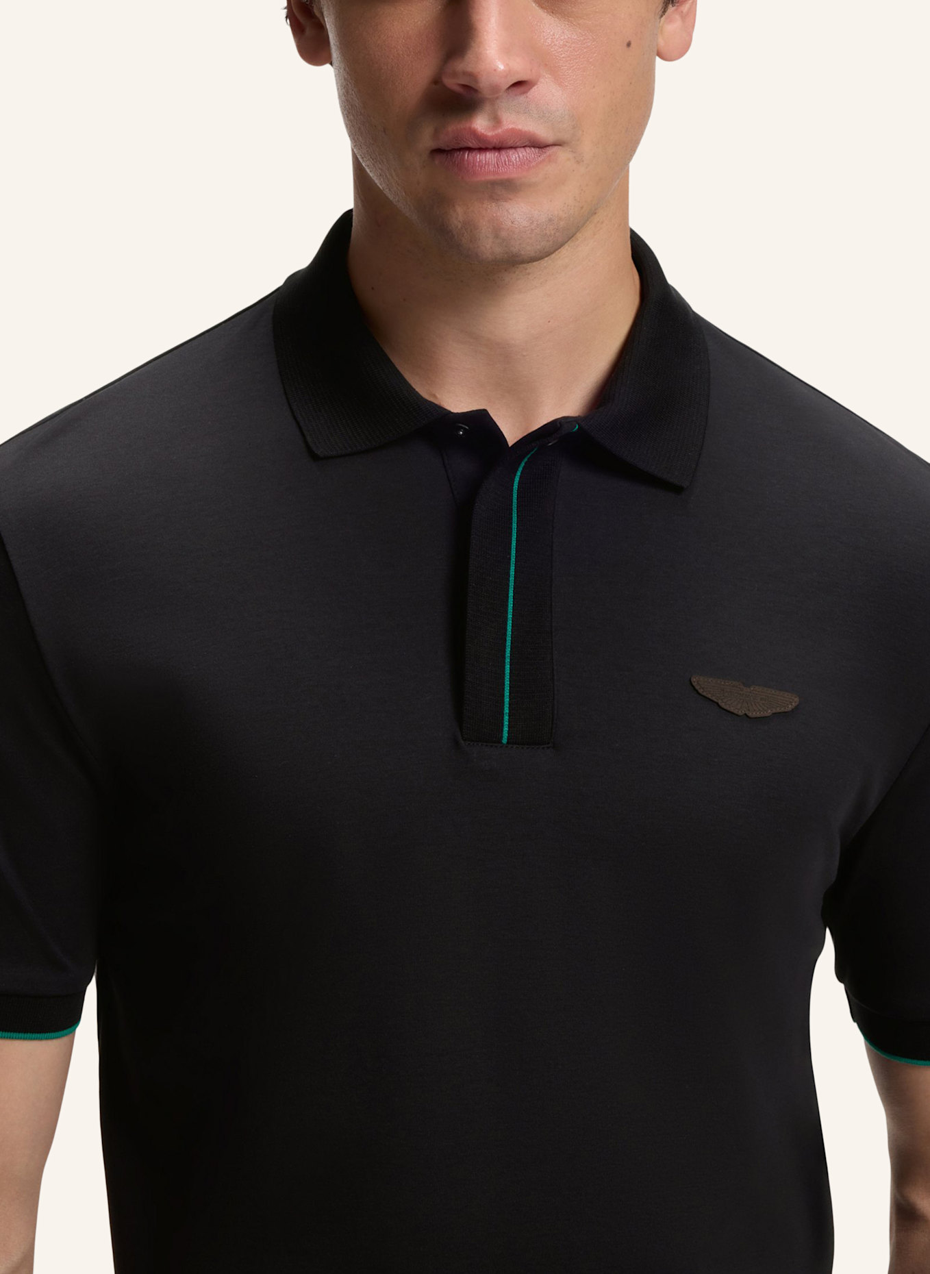 BOSS Poloshirt C-PARLAY 80_AM Regular Fit: SCHWARZ
