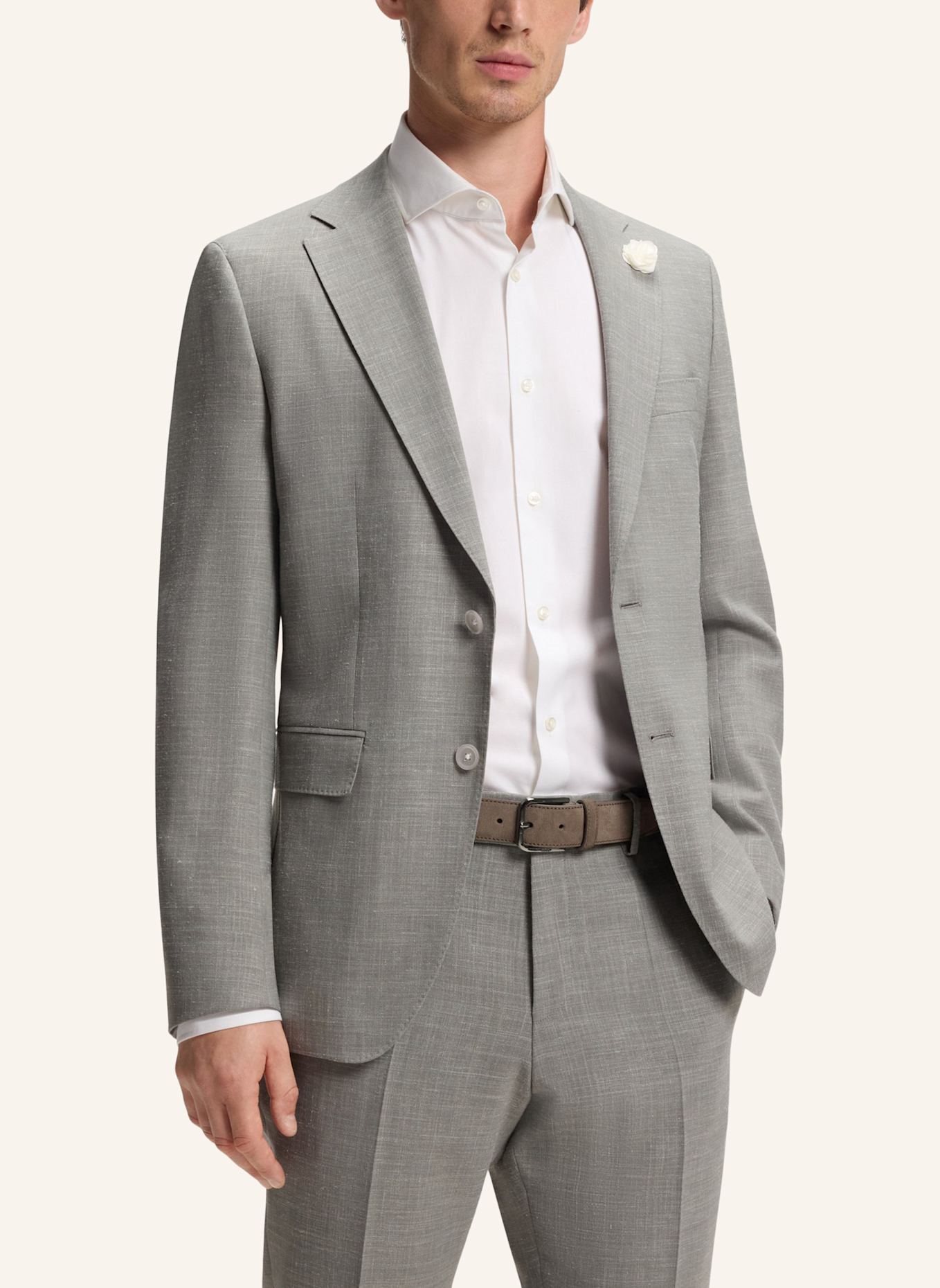 BOSS Business Gürtel MADISON-B1_SDGM_SZ35: KHAKI