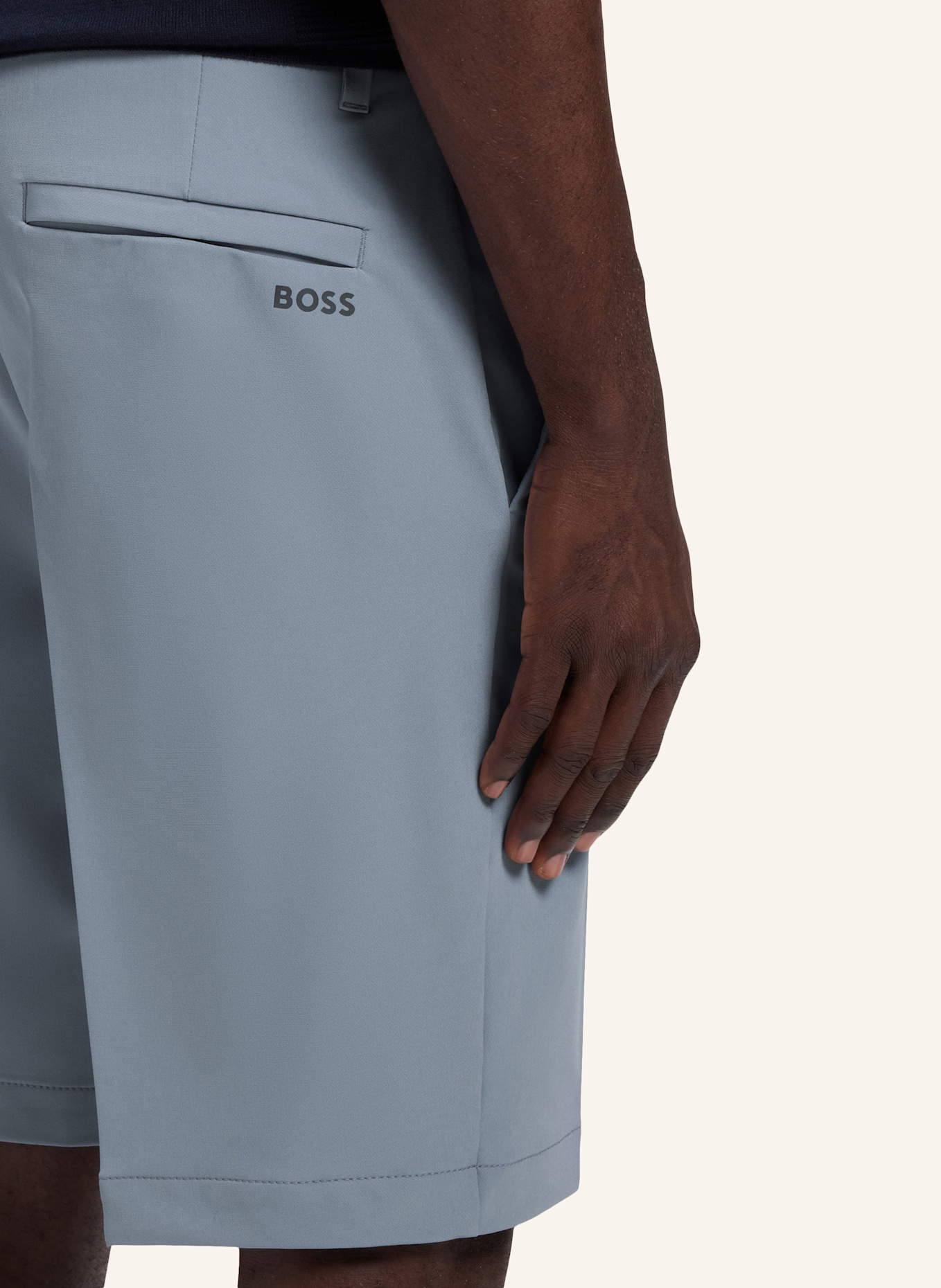 BOSS Short S_COMMUTER_10.5 INCH Slim Fit: DUNKELGRAU