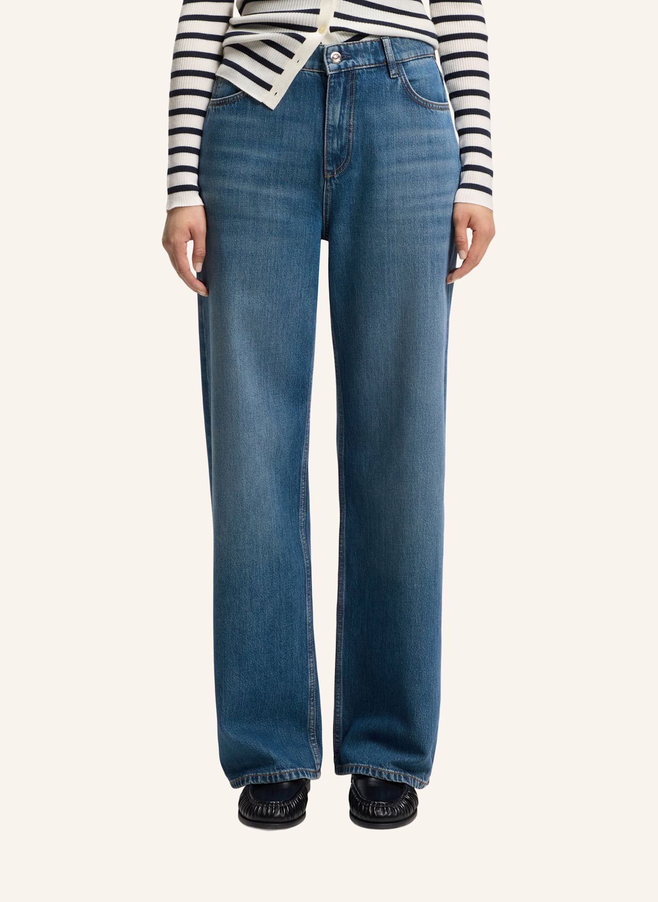 BOSS Jeans CROSSROAD-BF 3.0 Boyfriend Fit: BLAU