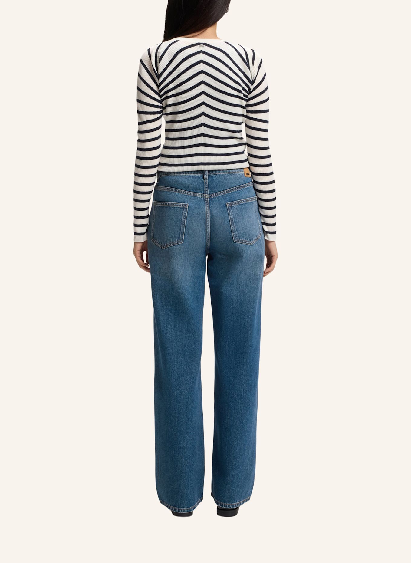 BOSS Jeans CROSSROAD-BF 3.0 Boyfriend Fit: BLAU