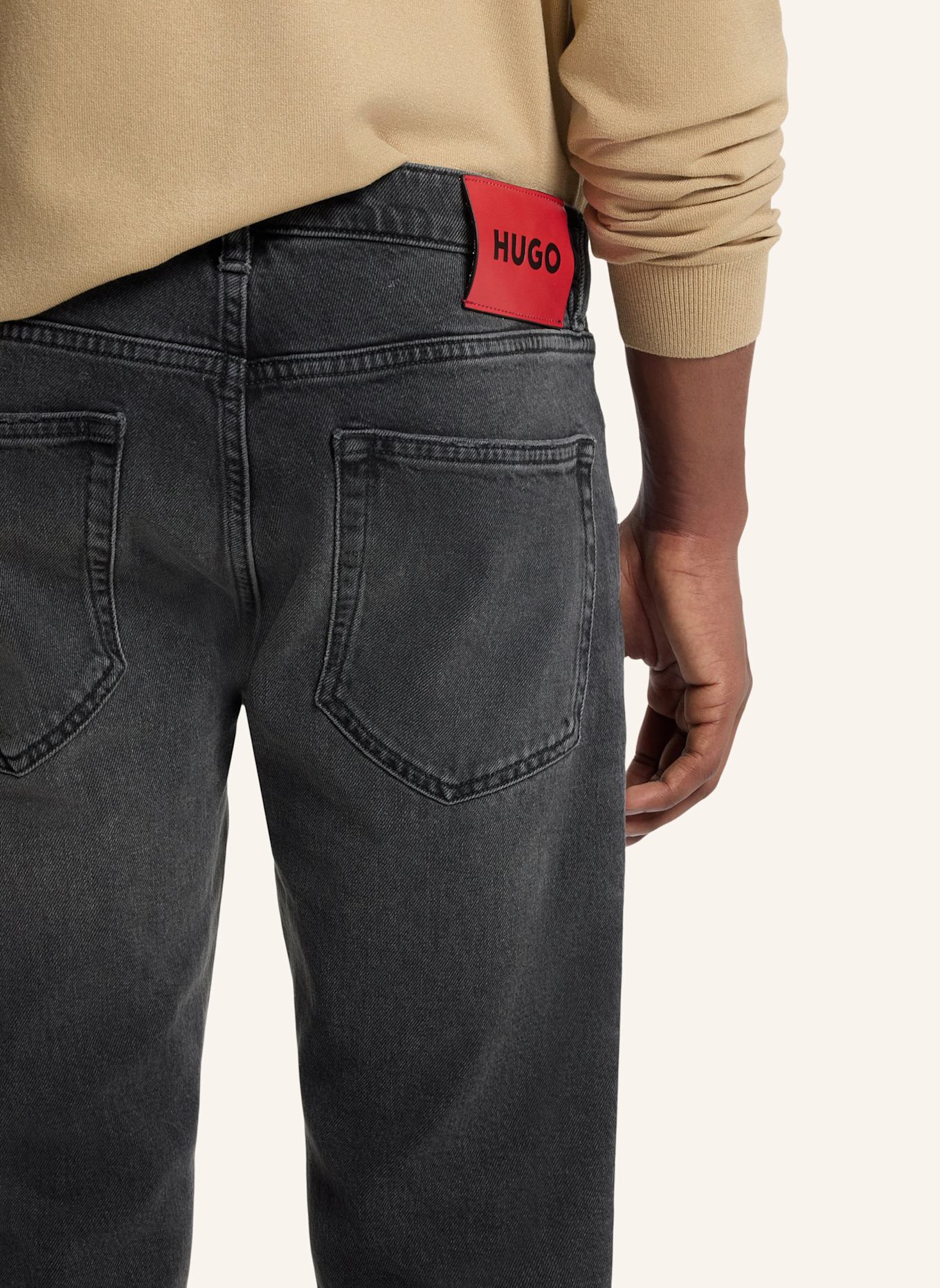 HUGO Jeans HUGO 734 Extra-Slim Fit: DUNKELGRAU