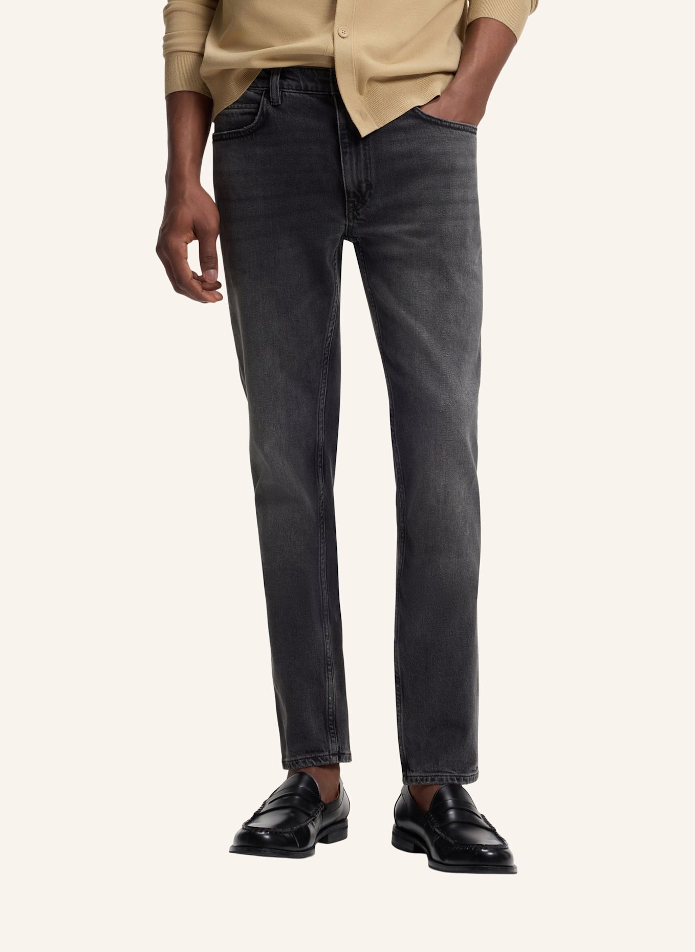 HUGO Jeans HUGO 734 Extra-Slim Fit: DUNKELGRAU