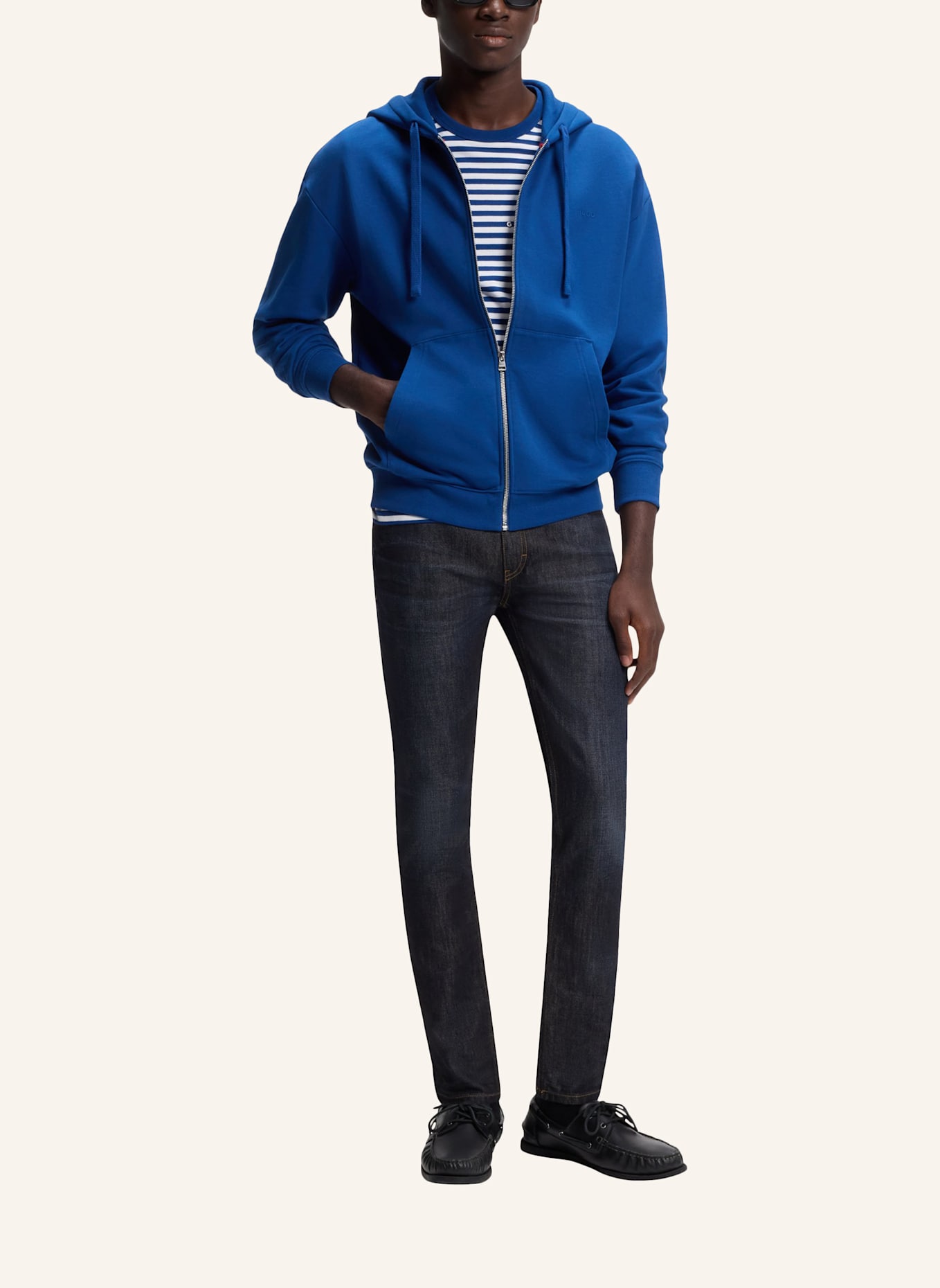 HUGO Jeans HUGO 734 Extra-Slim Fit: DUNKELBLAU