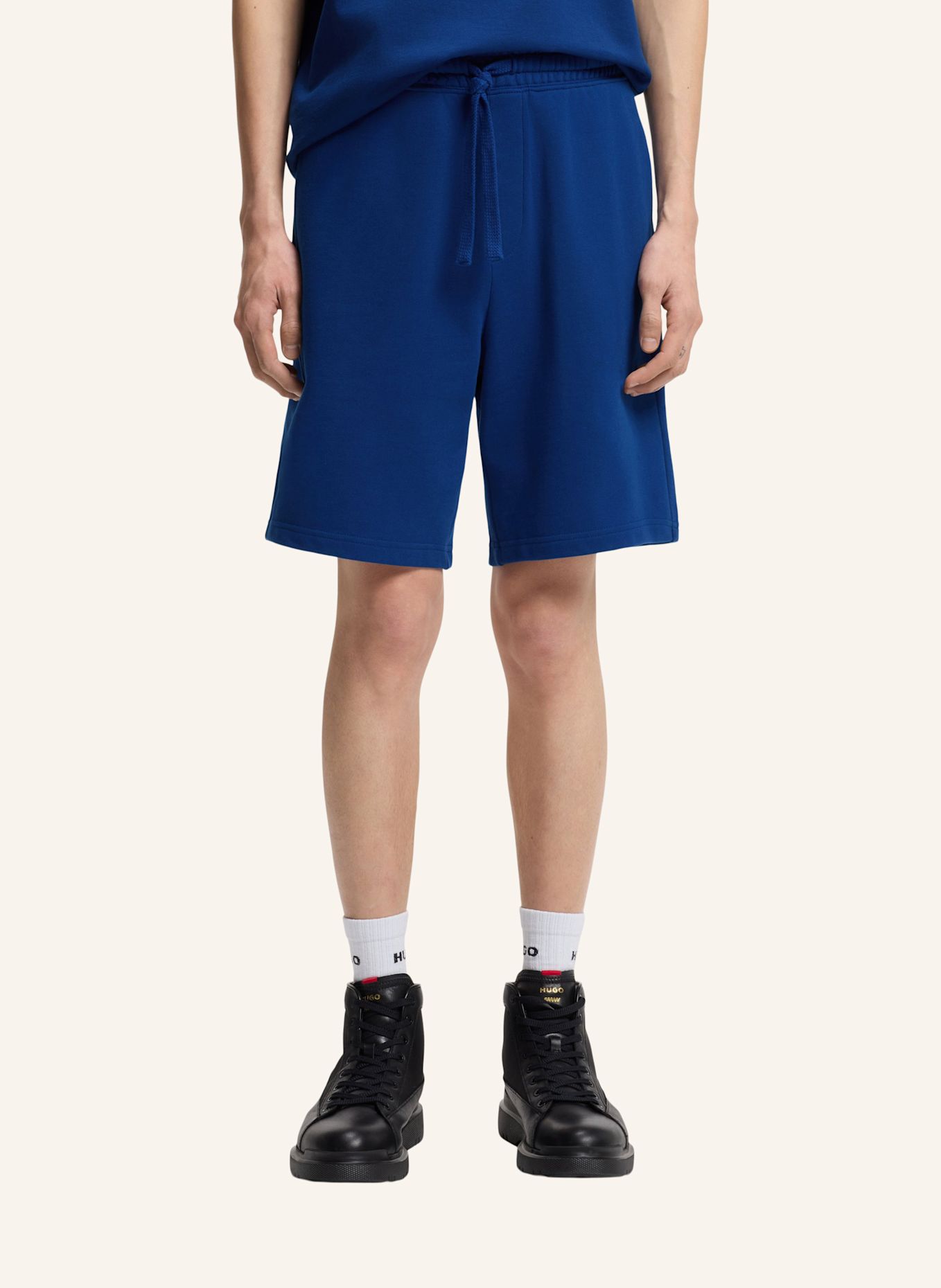HUGO Kurze Hose DAYONO Relaxed Fit: BLAU