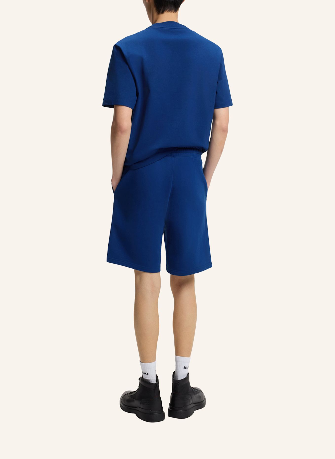 HUGO Kurze Hose DAYONO Relaxed Fit: BLAU
