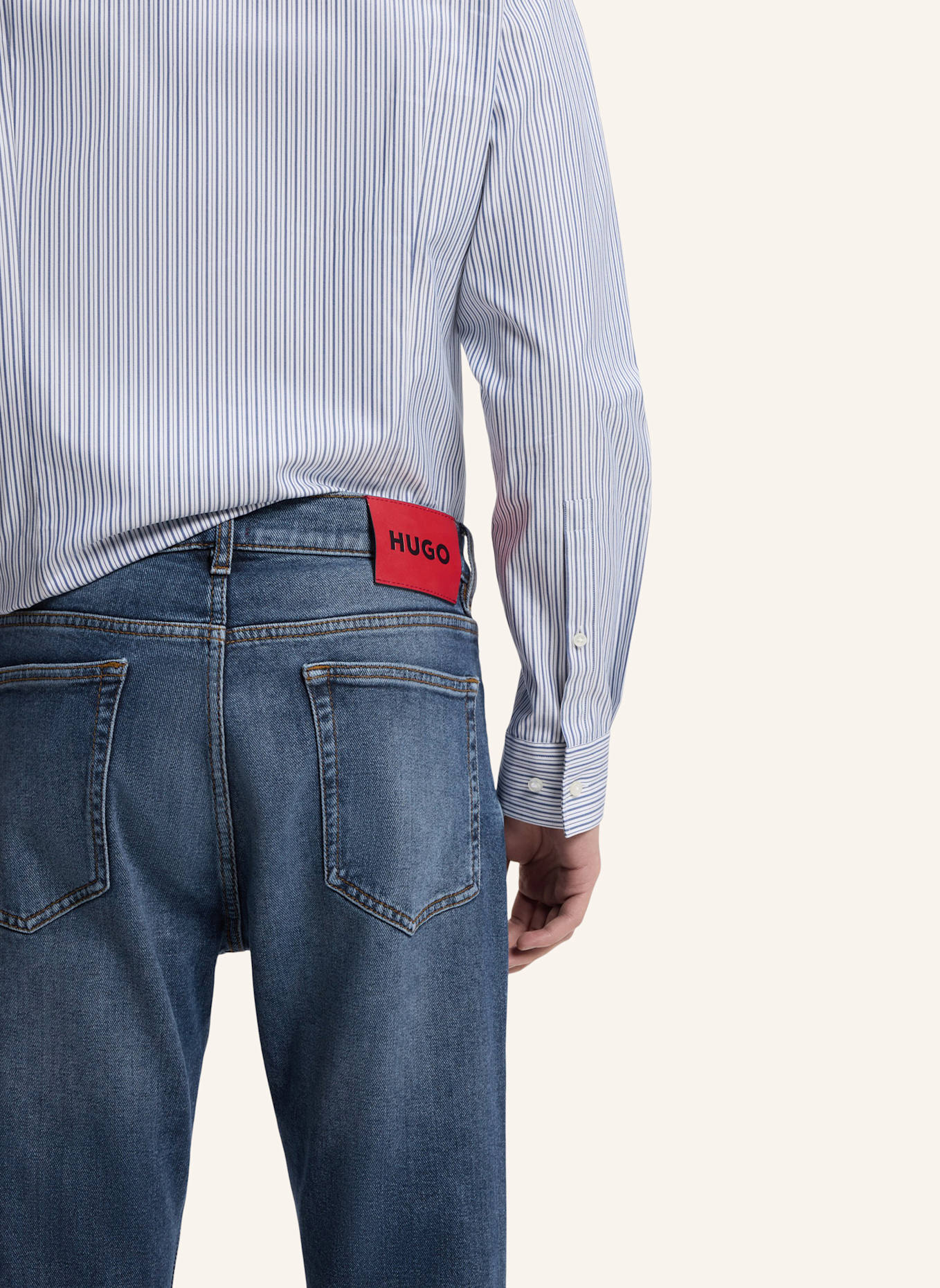 HUGO Jeans HUGO 708 Slim Fit: BLAU