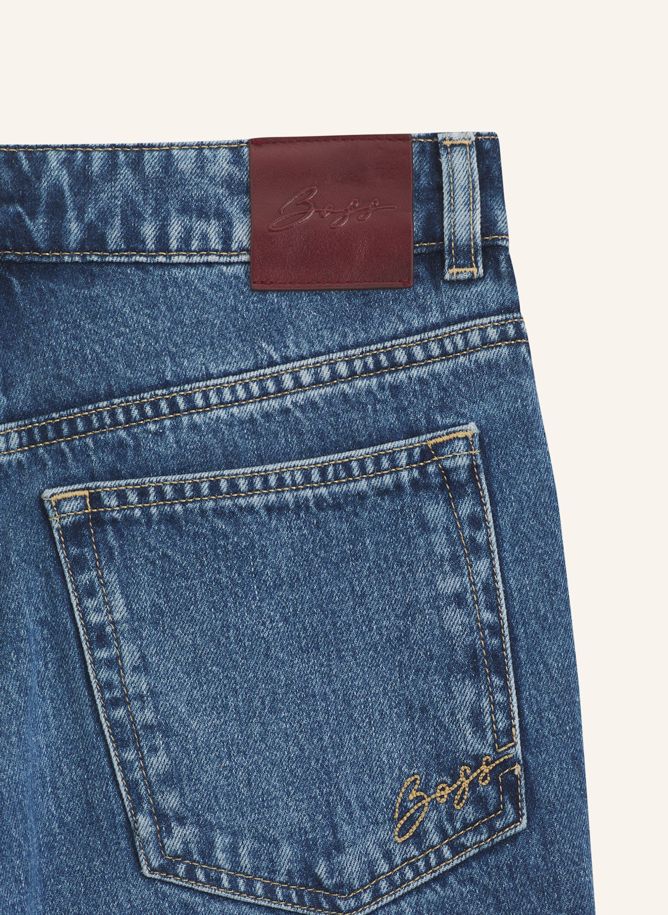 BOSS Jeans C_ADA SLIM HR 2.0 Regular Fit: DUNKELBLAU