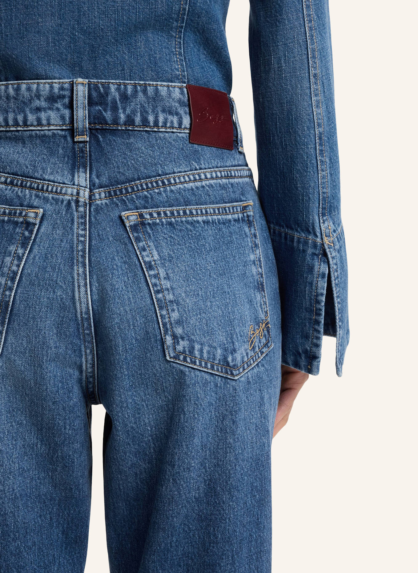 BOSS Jeans C_ADA SLIM HR 2.0 Regular Fit: DUNKELBLAU