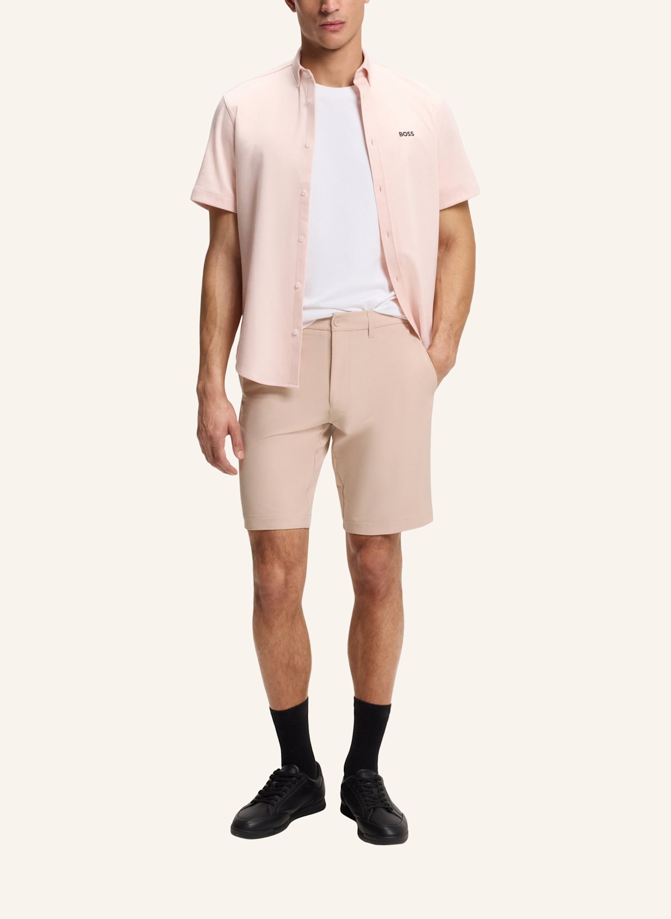 BOSS Short S_COMMUTER_10.5 INCH Slim Fit: HELLORANGE