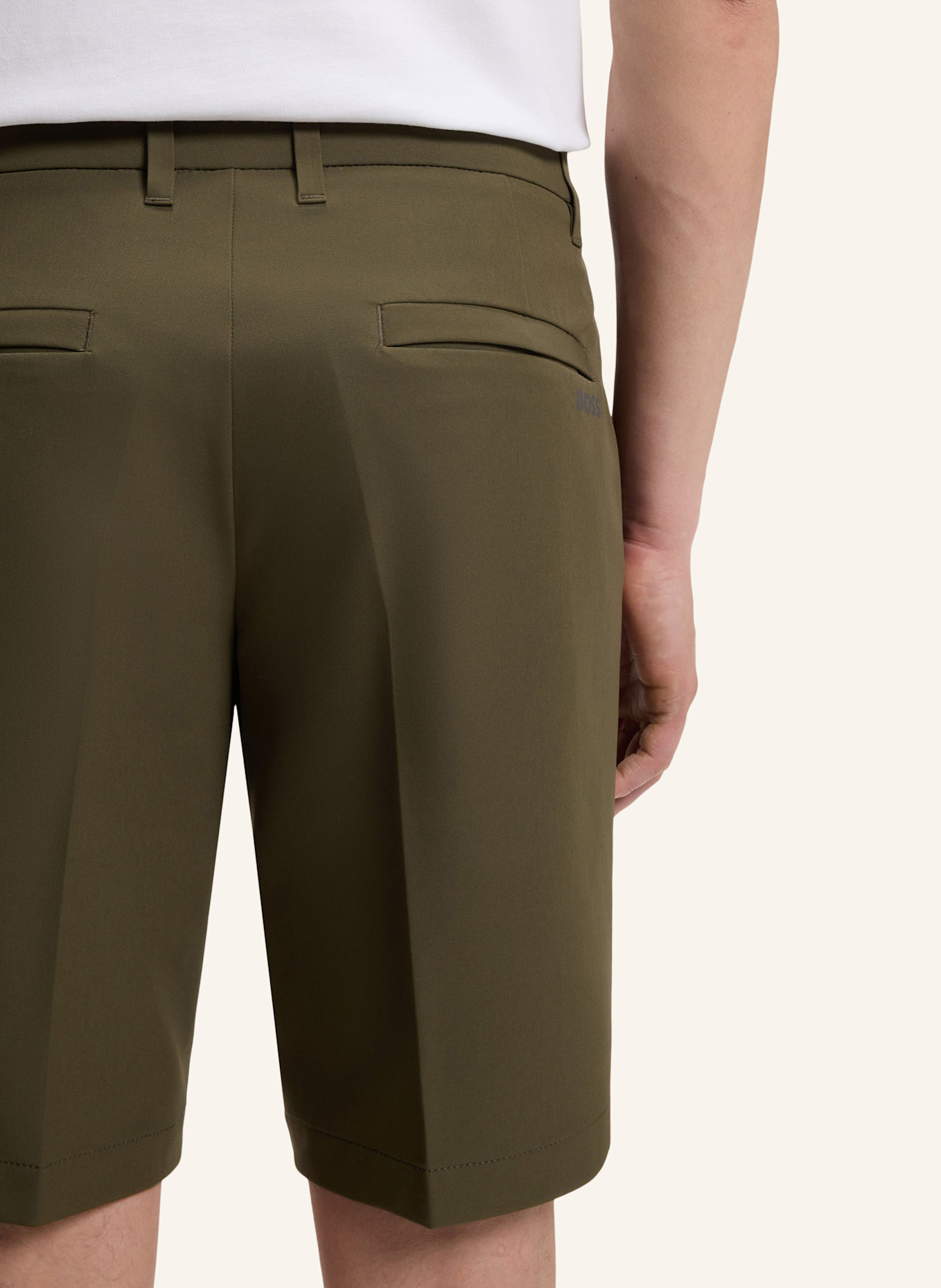 BOSS Short S_COMMUTER_10.5 INCH Slim Fit: GRÜN
