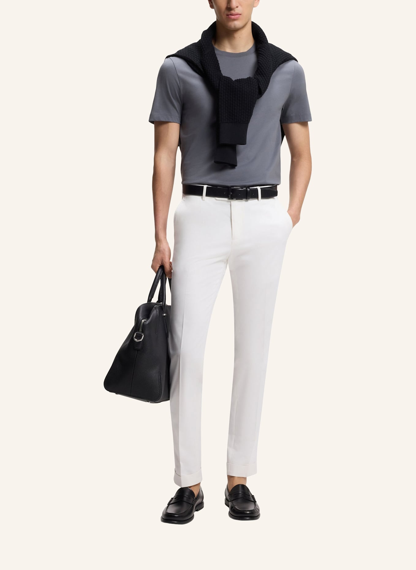 BOSS T-Shirt THOMPSON: BLAU