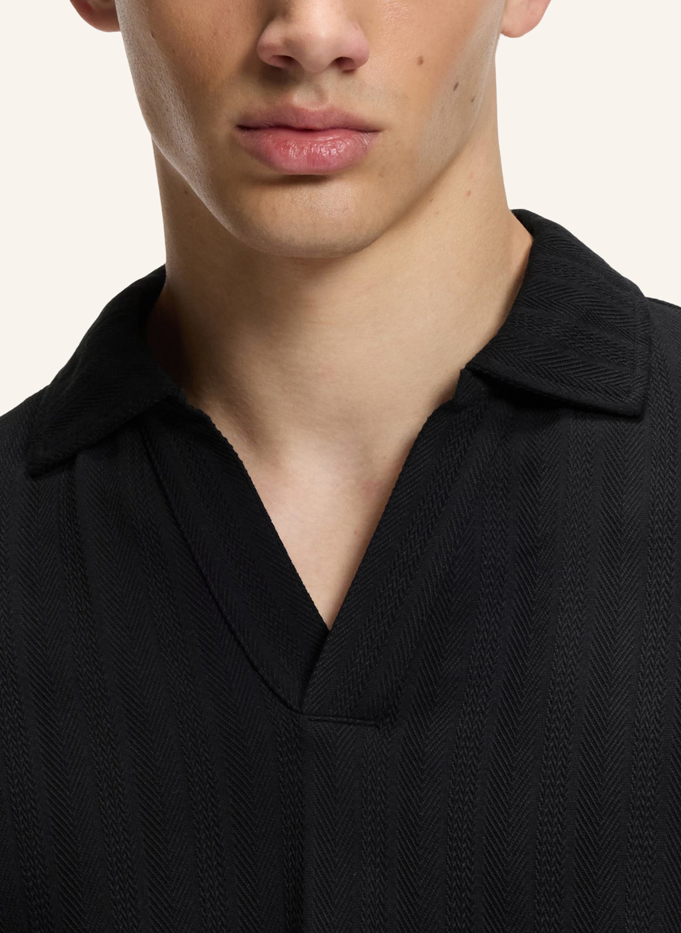 HUGO Poloshirt DALIBO Relaxed Fit: SCHWARZ