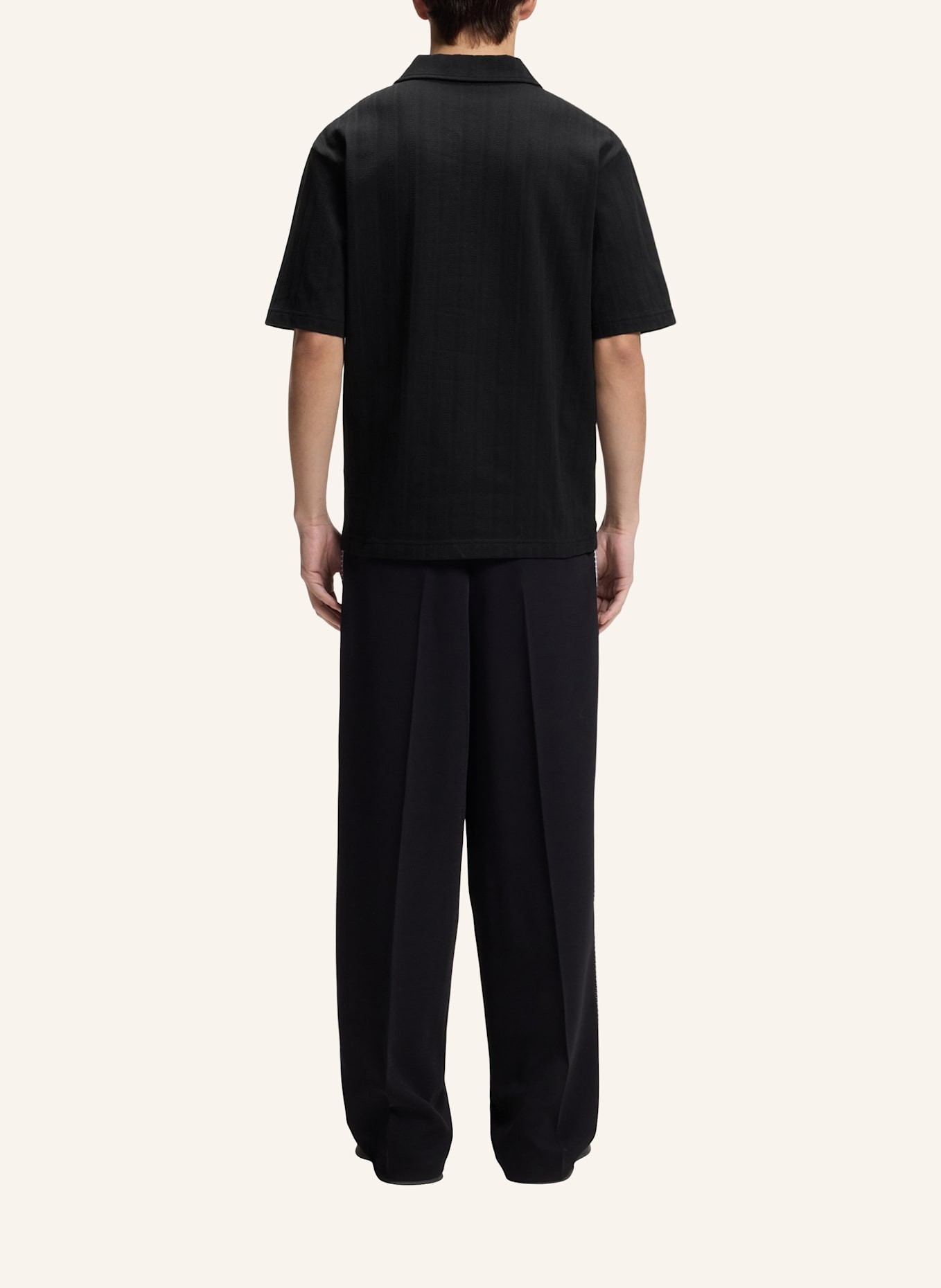 HUGO Poloshirt DALIBO Relaxed Fit: SCHWARZ