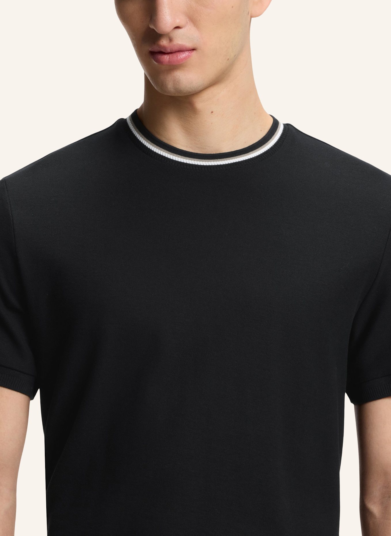 BOSS T-Shirt C-TAUT 40 Regular Fit: SCHWARZ
