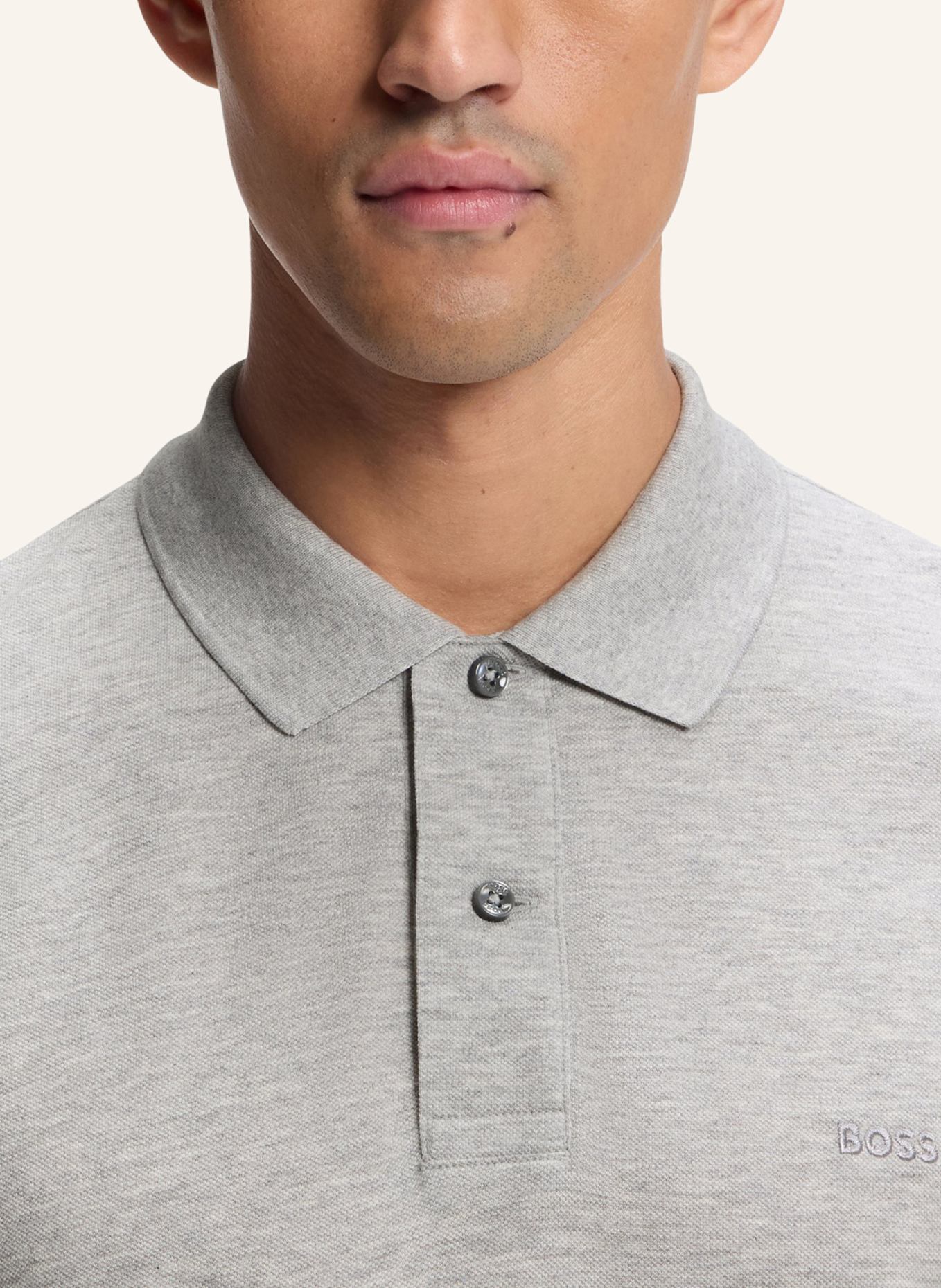 BOSS Piqué-Poloshirt PALLAS Regular Fit: GRAU