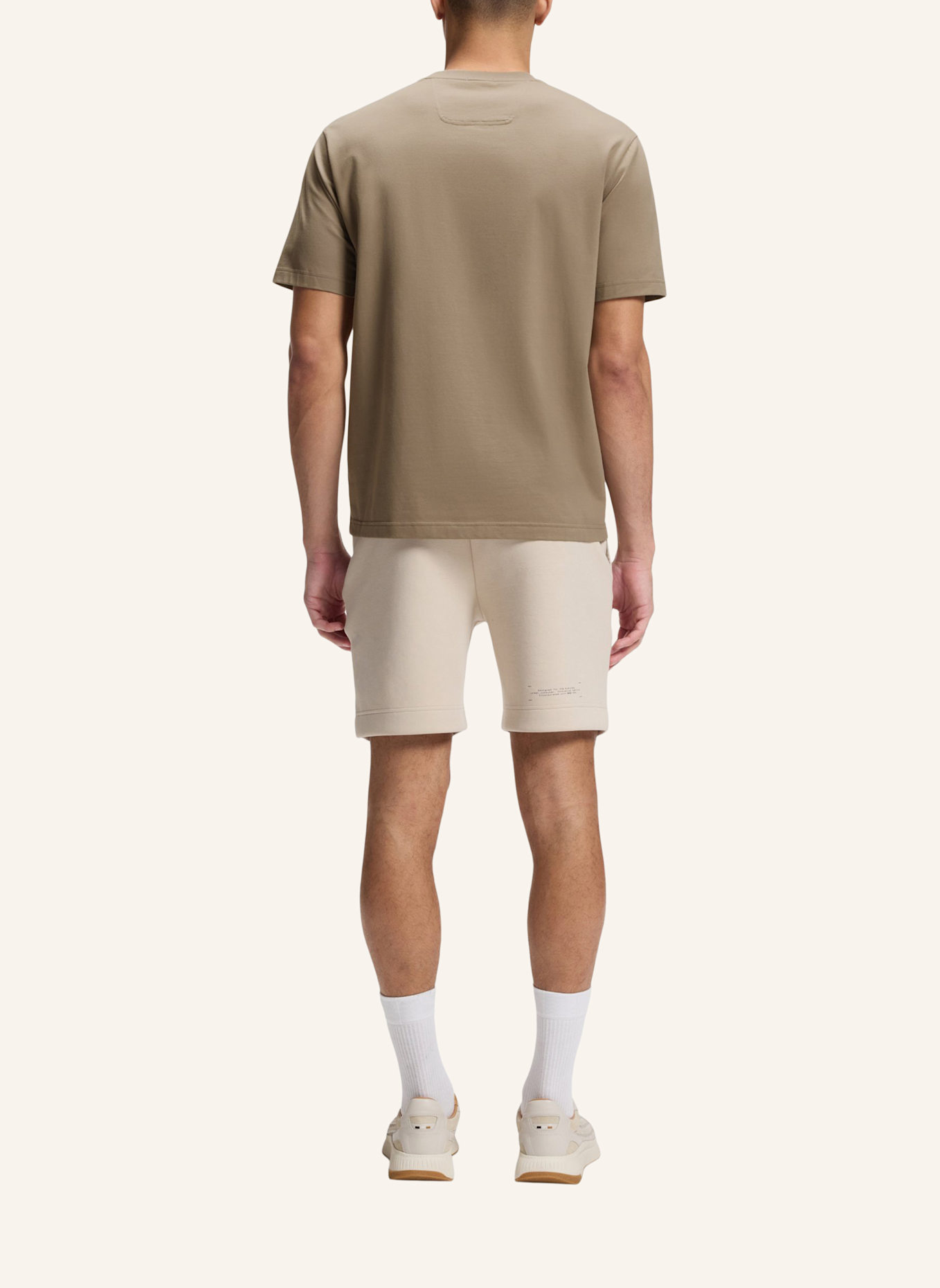 BOSS T-Shirt TS_GLOBE LOGOPATTERN Regular Fit: HELLGRÜN