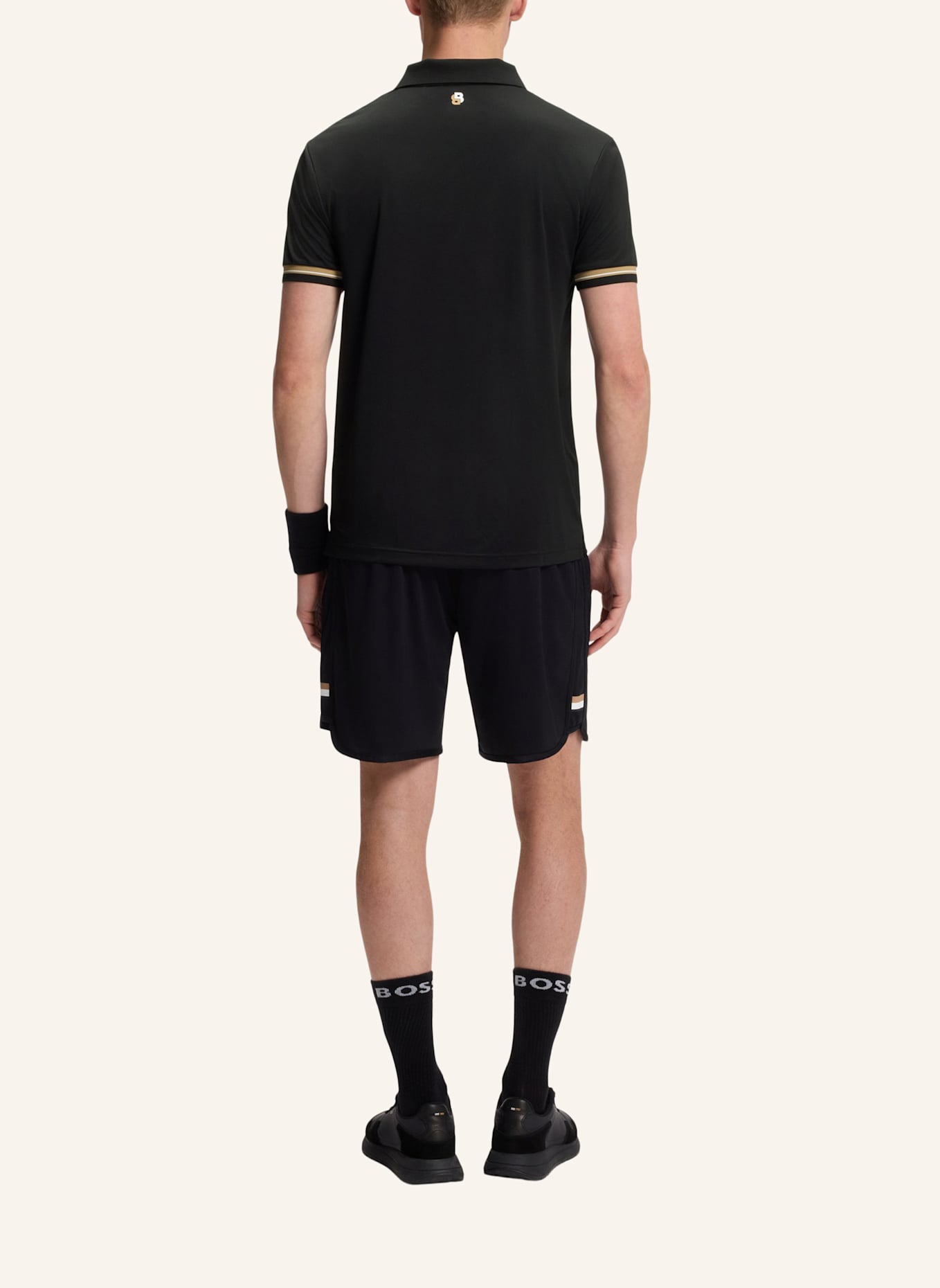 BOSS Polo PL_TOC SERVE 2 Slim Fit: SCHWARZ