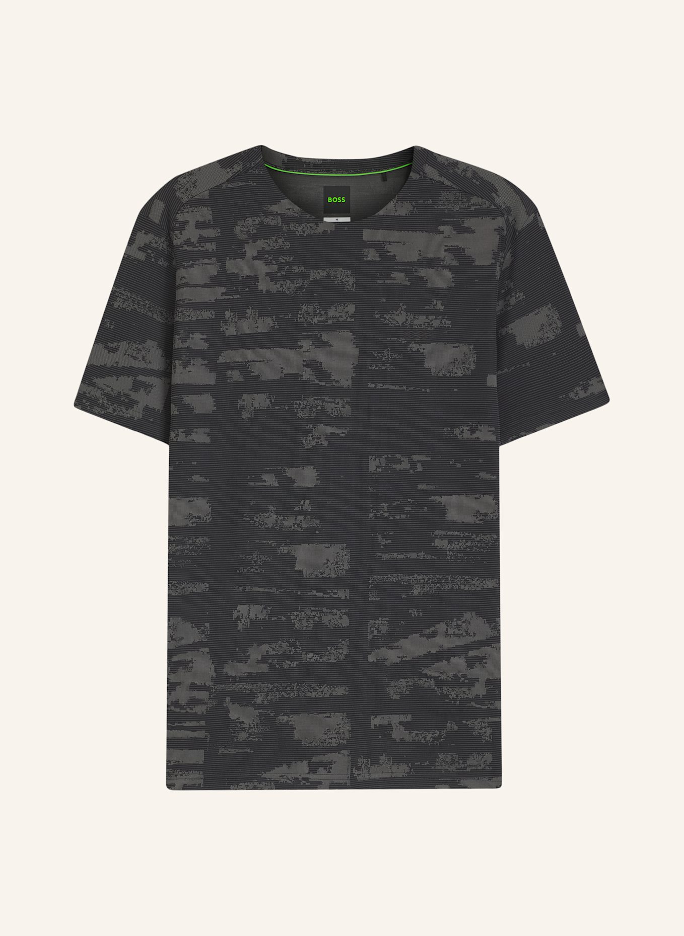 BOSS T-Shirt TS_ACTIVE REPEAT Slim Fit: SCHWARZ