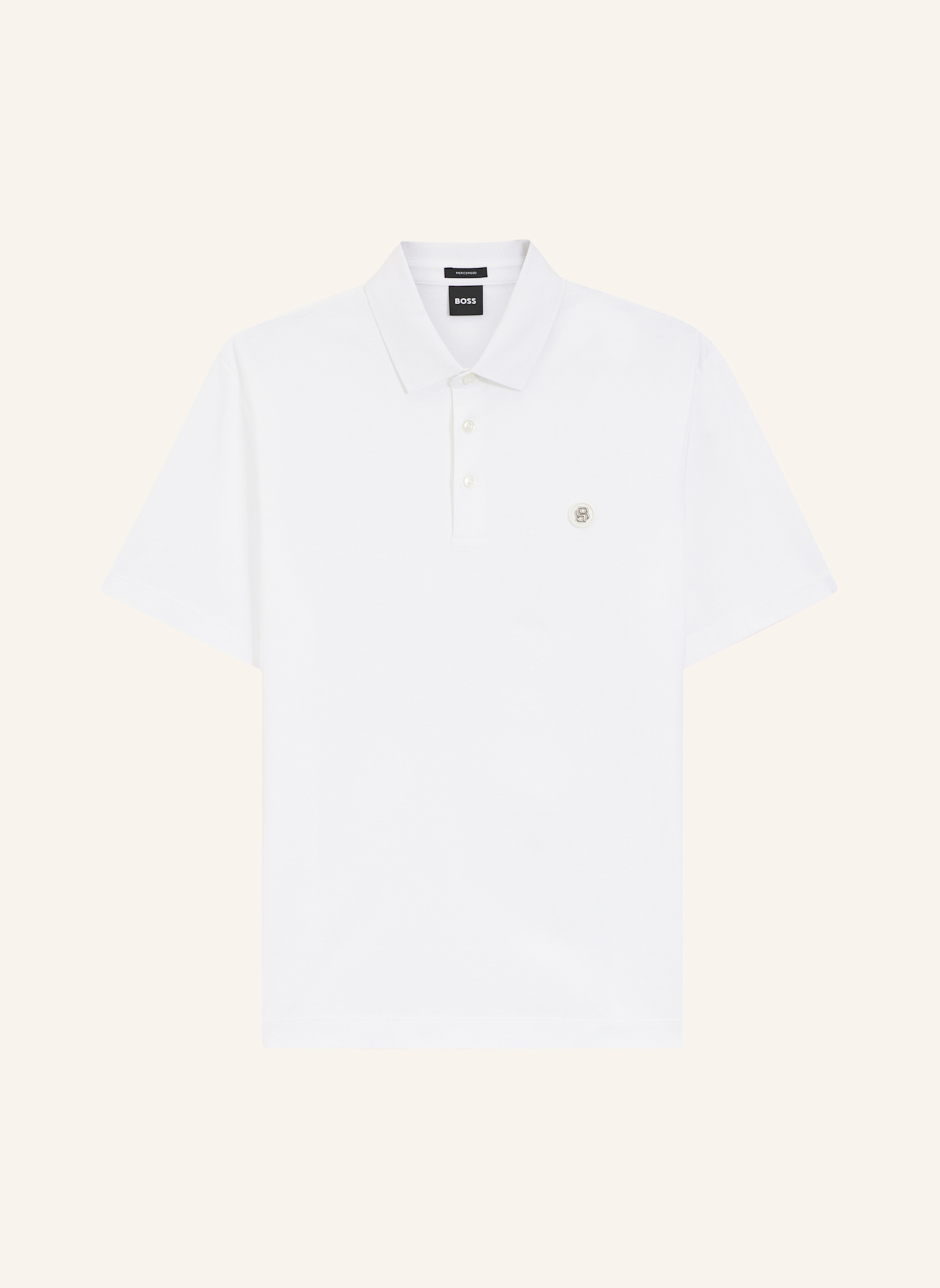 BOSS Polo C-PARRIS 01 Regular Fit: WEISS