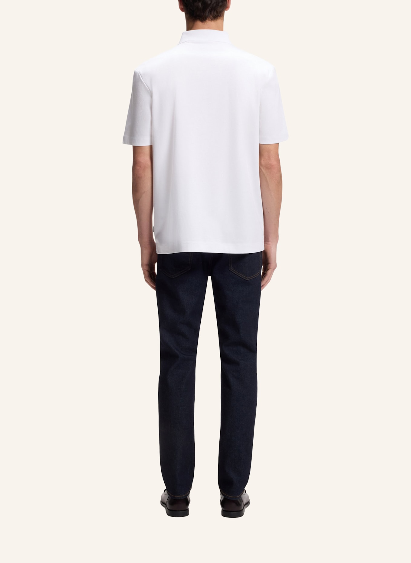 BOSS Polo C-PARRIS 01 Regular Fit: WEISS
