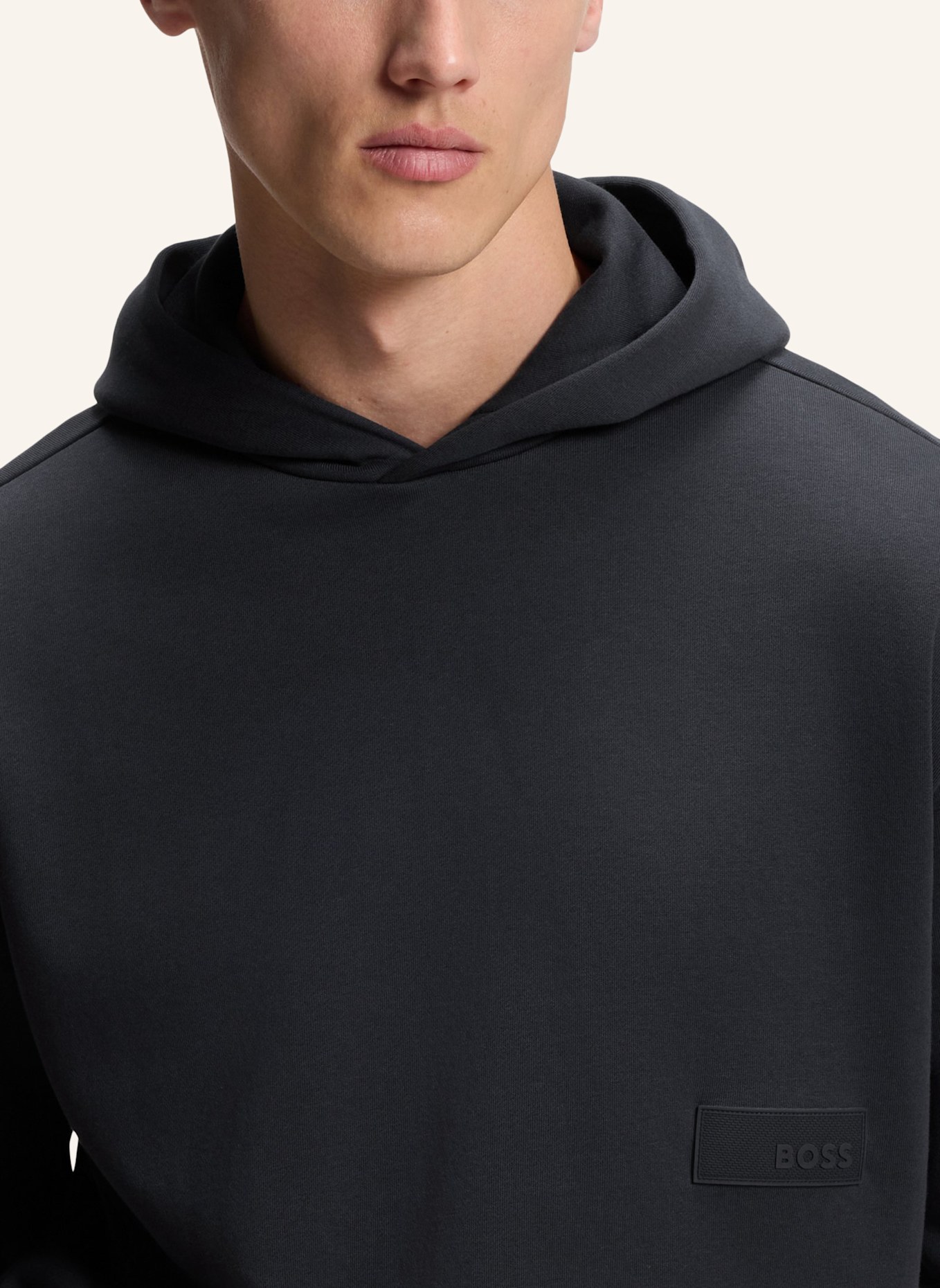 BOSS Hoodie SW: DUNKELBLAU