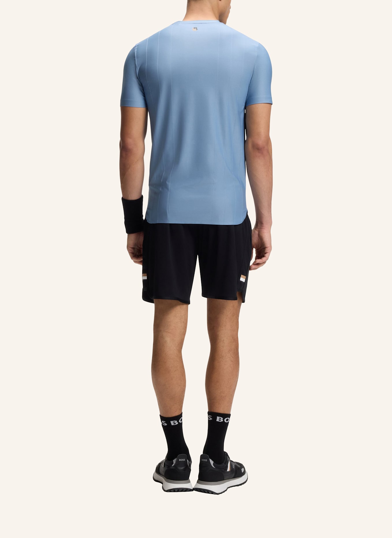 BOSS T-Shirt TS_TOC SERVE 1 Slim Fit: HELLBLAU