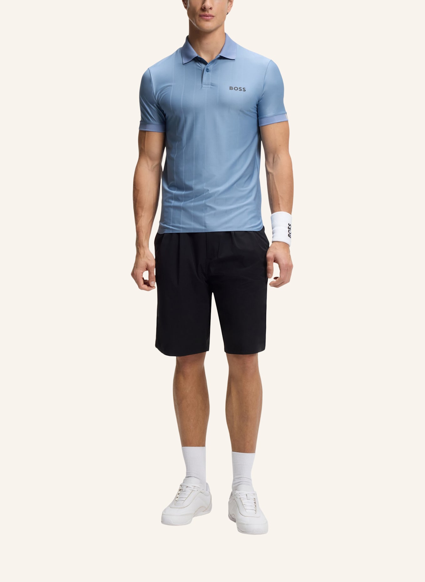 BOSS Polo PL_TOC SERVE 1 Slim Fit: HELLBLAU