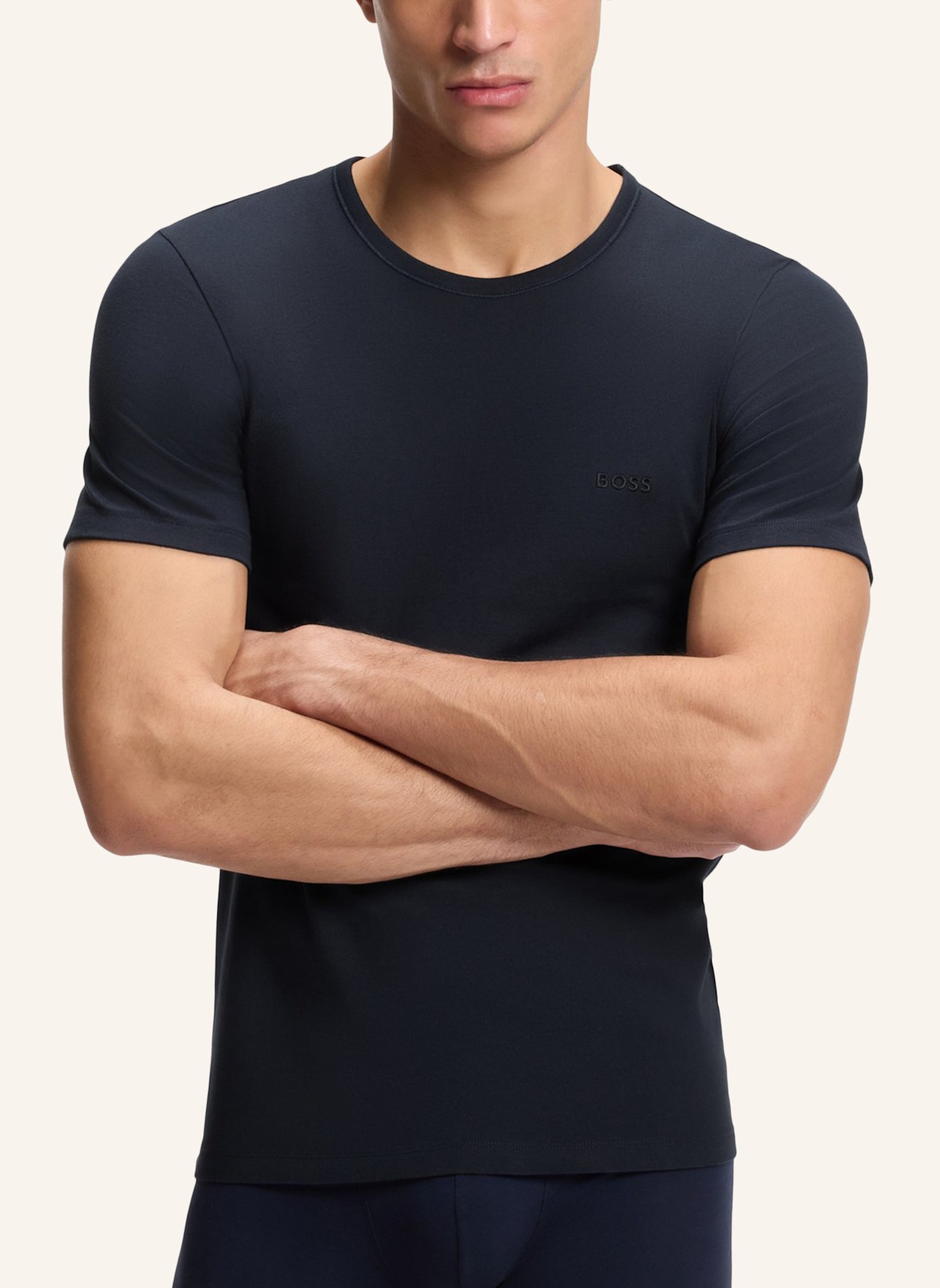 BOSS Unterwäsche Top TSHIRTRN 3P CLASSIC Regular Fit: ROSA