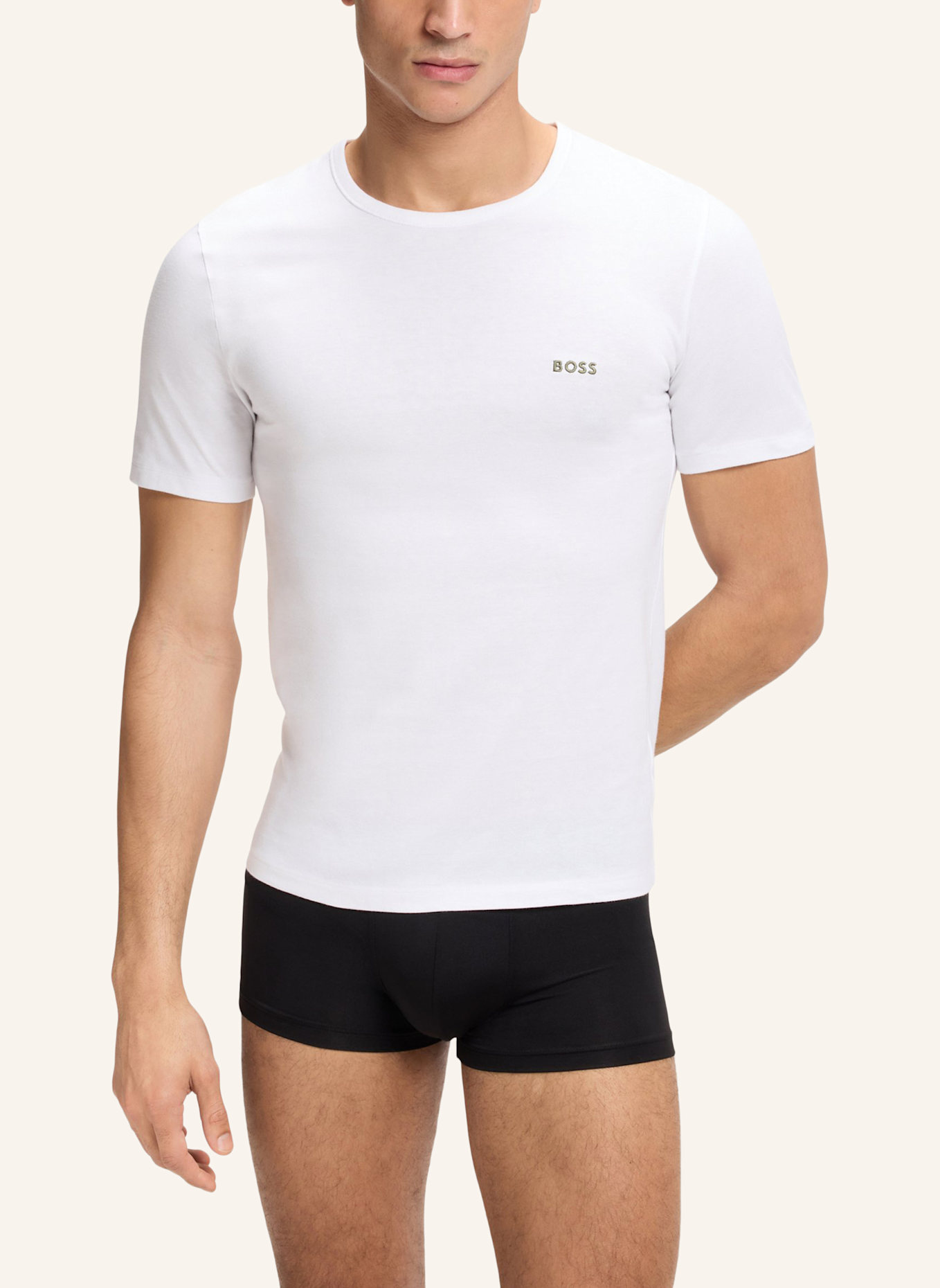 BOSS Unterwäsche Top TSHIRTRN 3P CLASSIC Regular Fit: ROSA