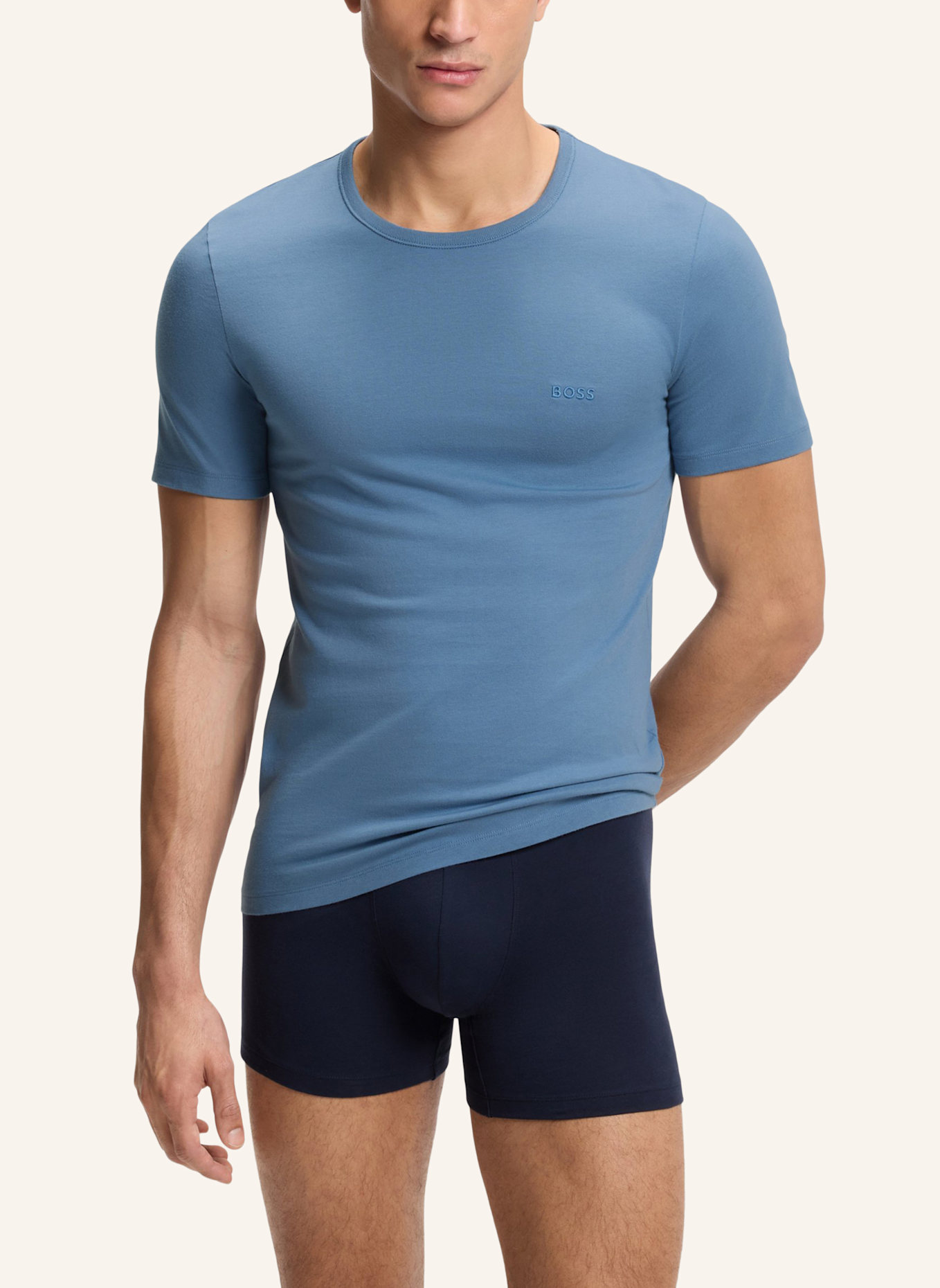 BOSS Unterwäsche Top TSHIRTRN 3P CLASSIC Regular Fit: ROSA