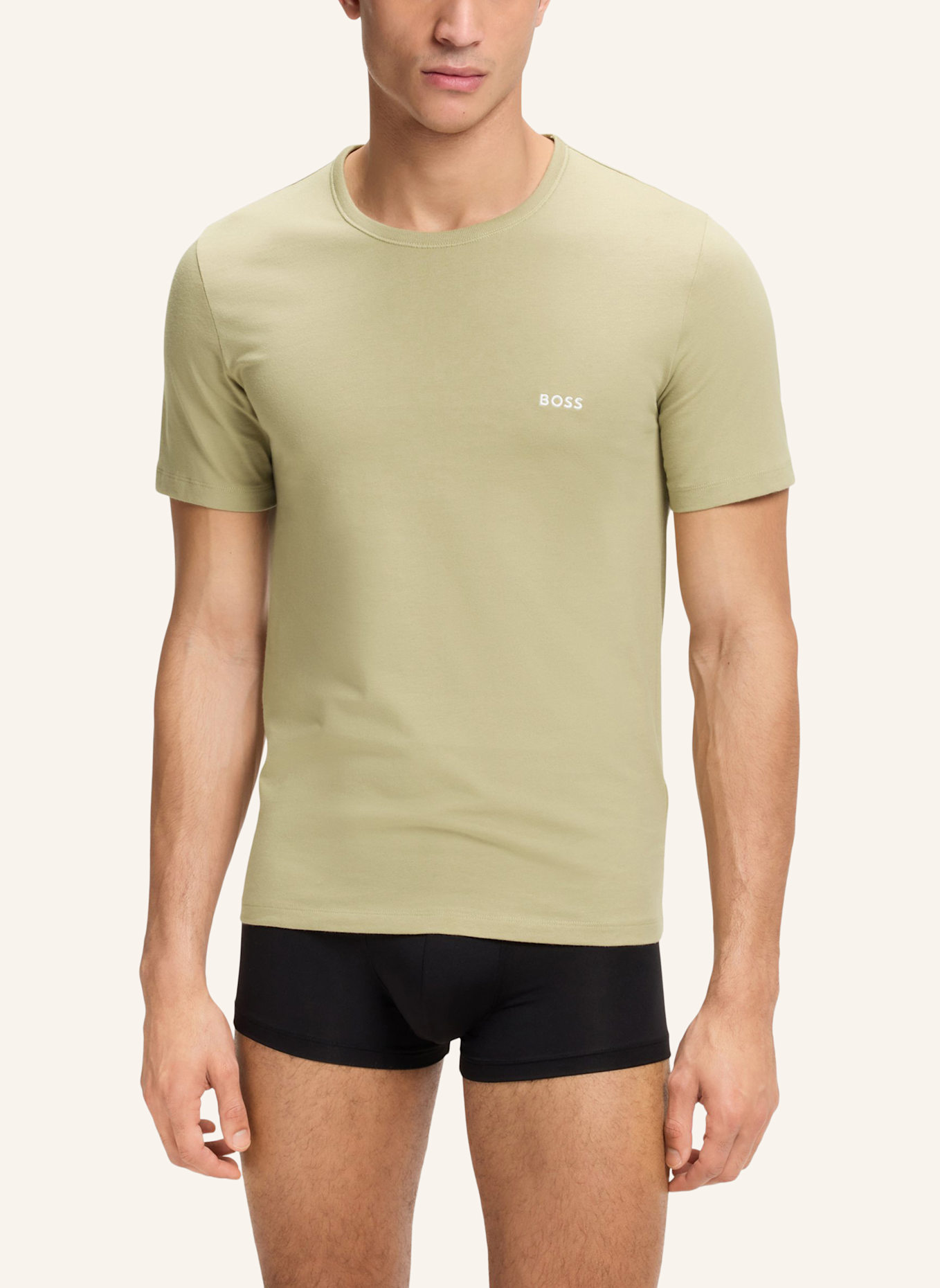 BOSS Unterwäsche Top TSHIRTRN 3P CLASSIC Regular Fit: ROSA