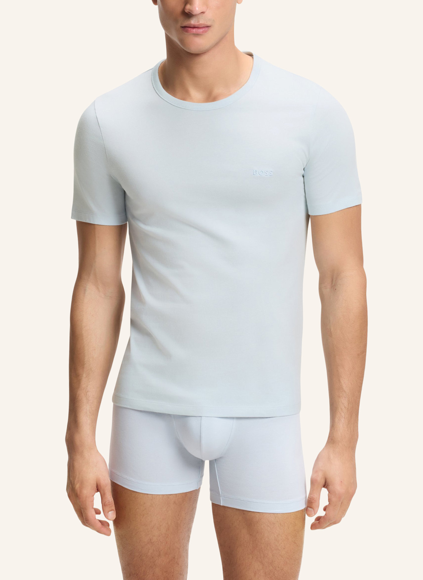 BOSS Unterwäsche Top TSHIRTRN 3P CLASSIC Regular Fit: ROSA