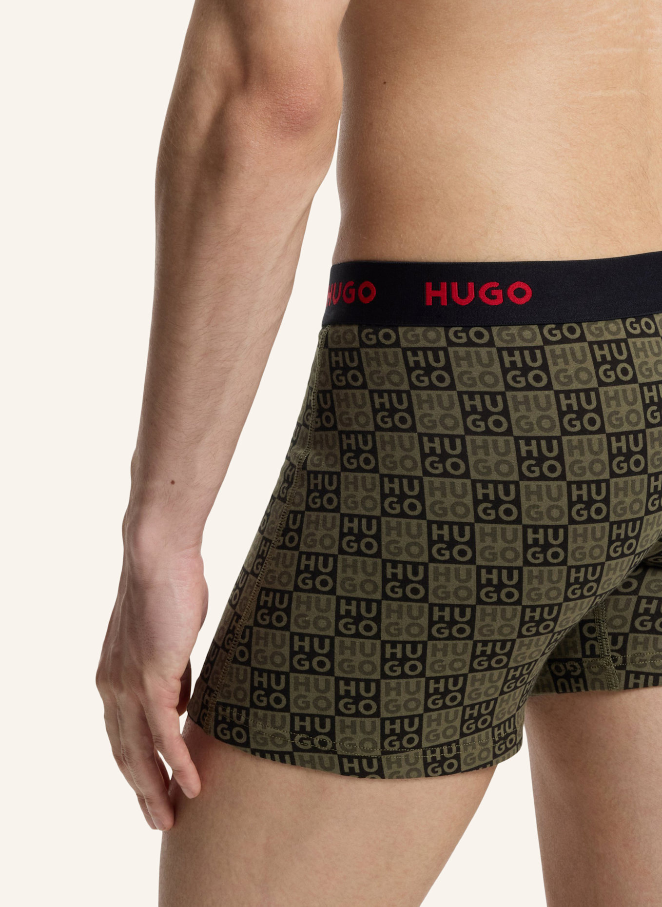 HUGO Boxer Briefs BOXERBR TRPLT DESIGN: GRÜN