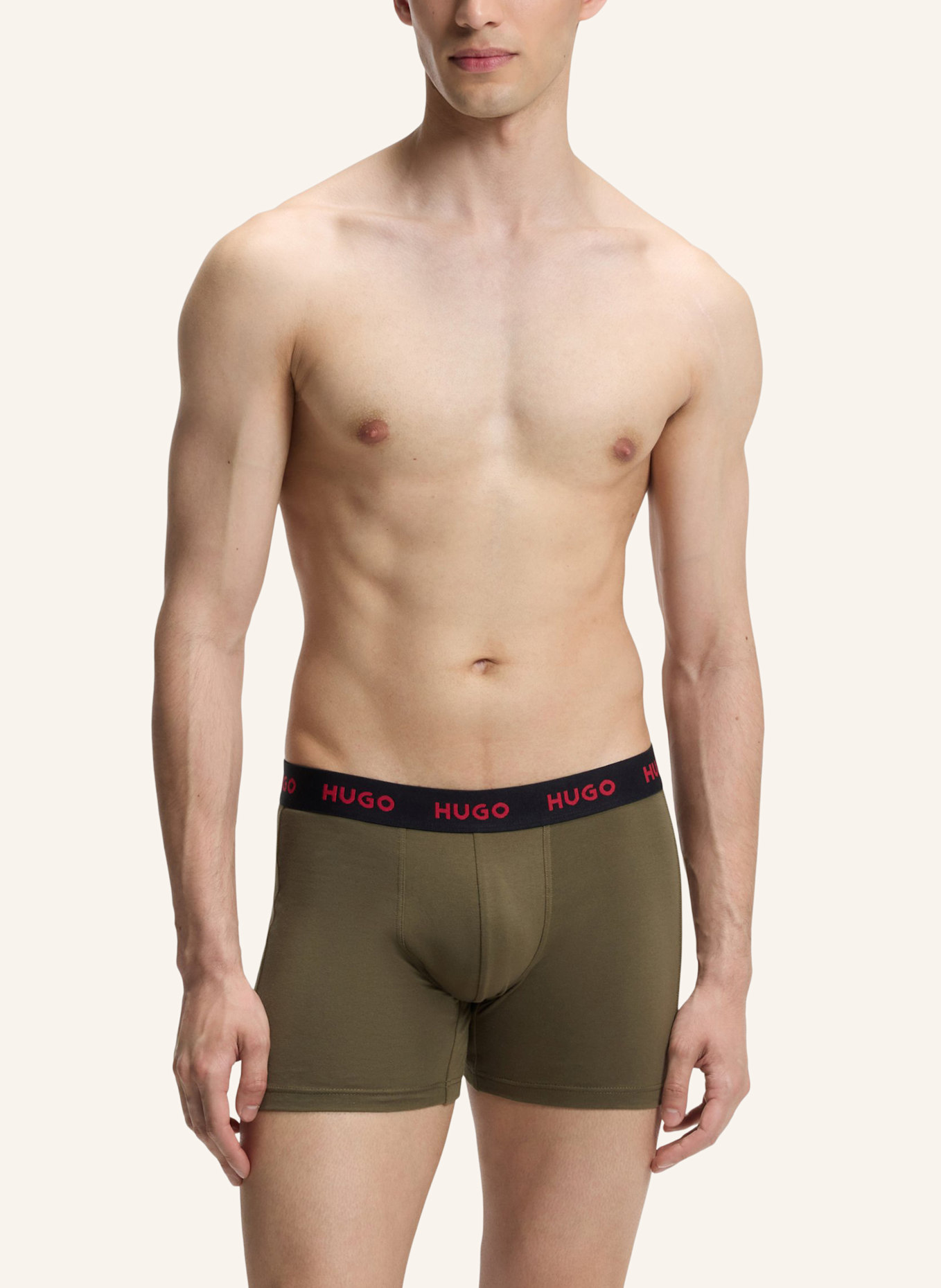 HUGO Boxer Briefs BOXERBR TRPLT DESIGN: GRÜN