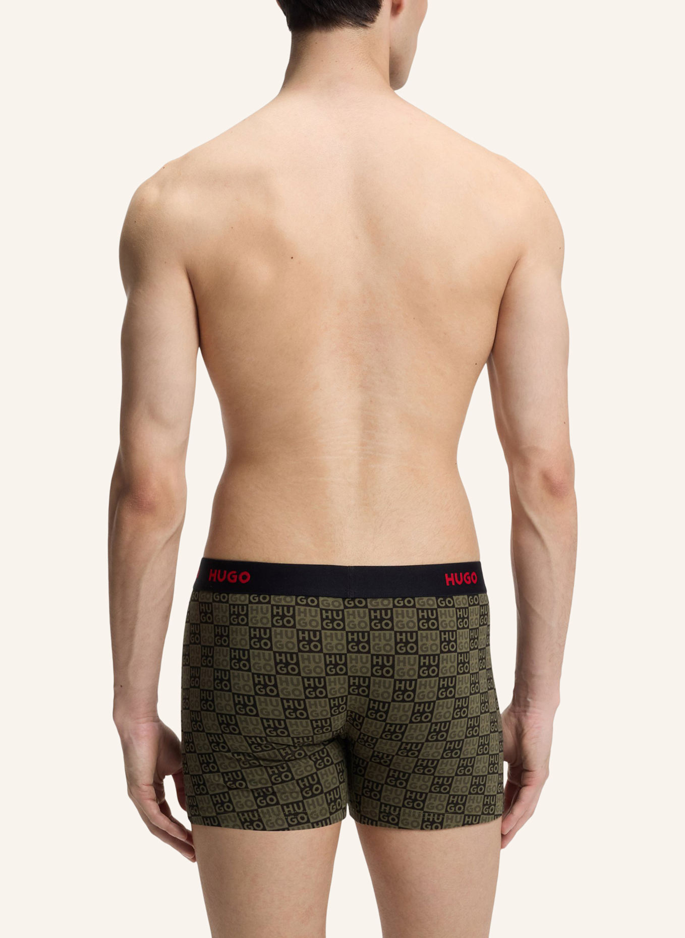 HUGO Boxer Briefs BOXERBR TRPLT DESIGN: GRÜN