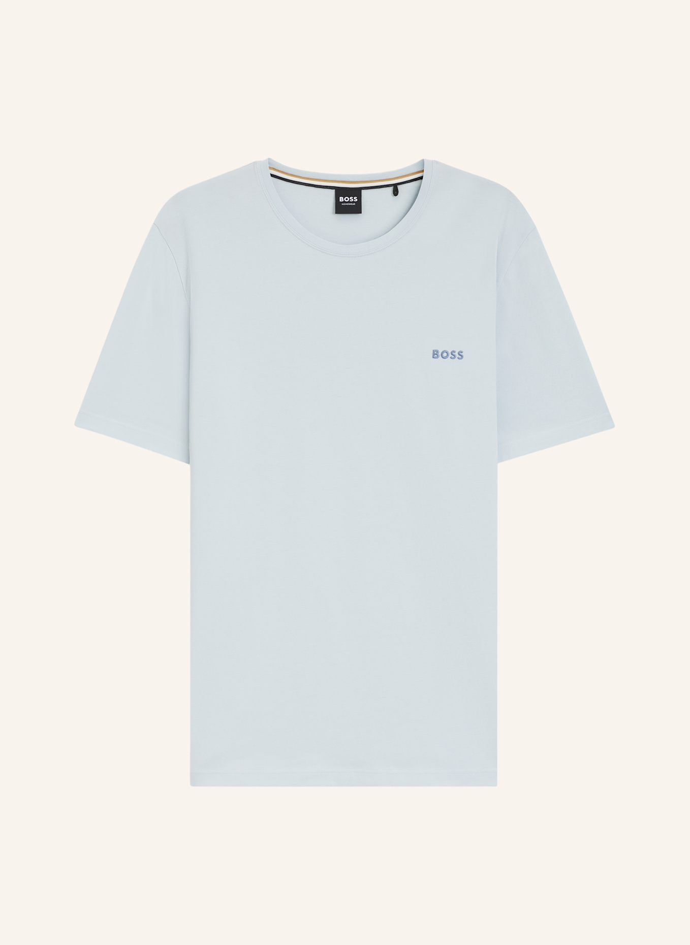 BOSS Loungewear Oberteil MIX&MATCH T-SHIRT R Regular Fit: BLAU