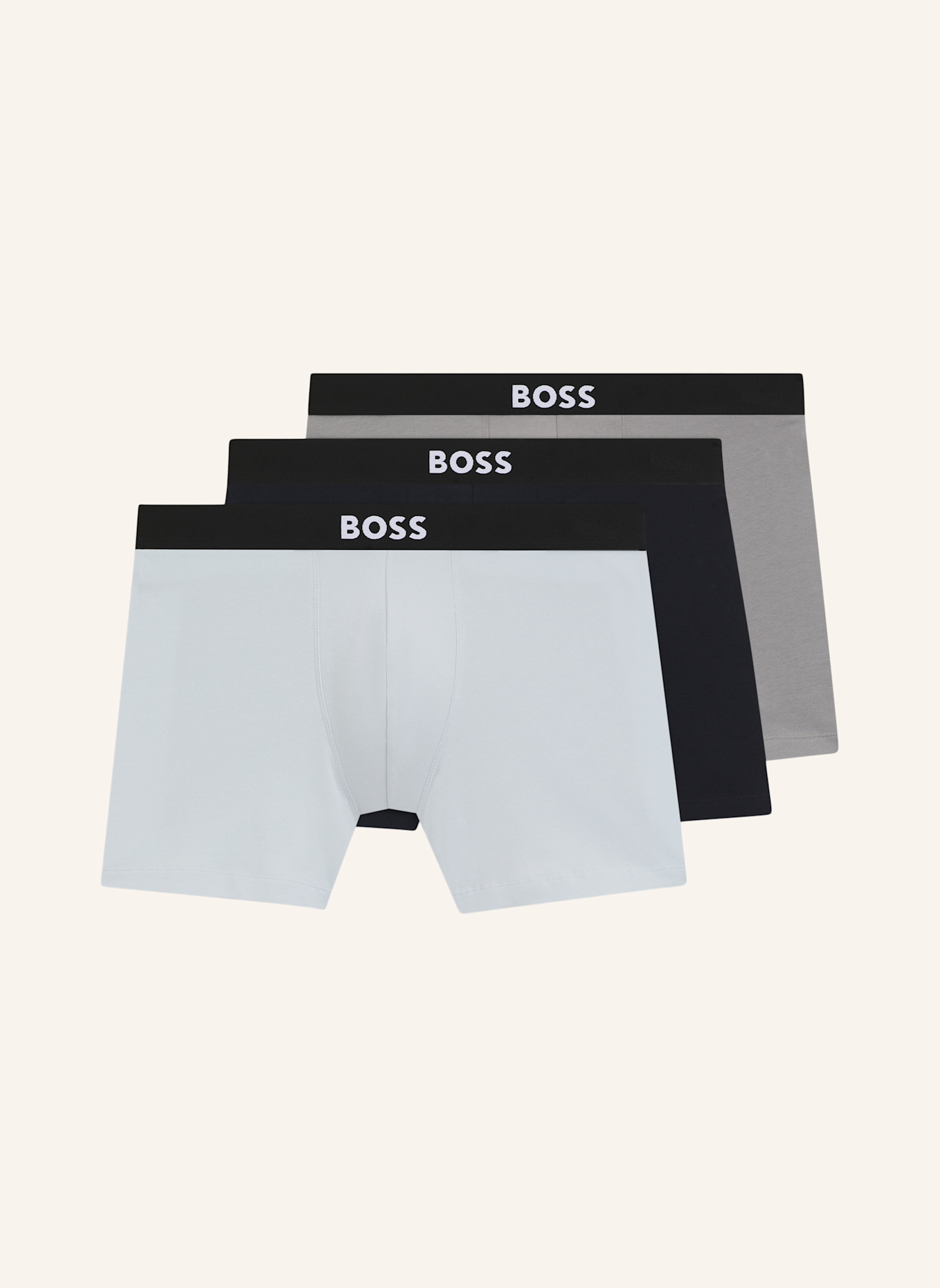 BOSS 3er-Pack Boxershorts ONE: BLAU