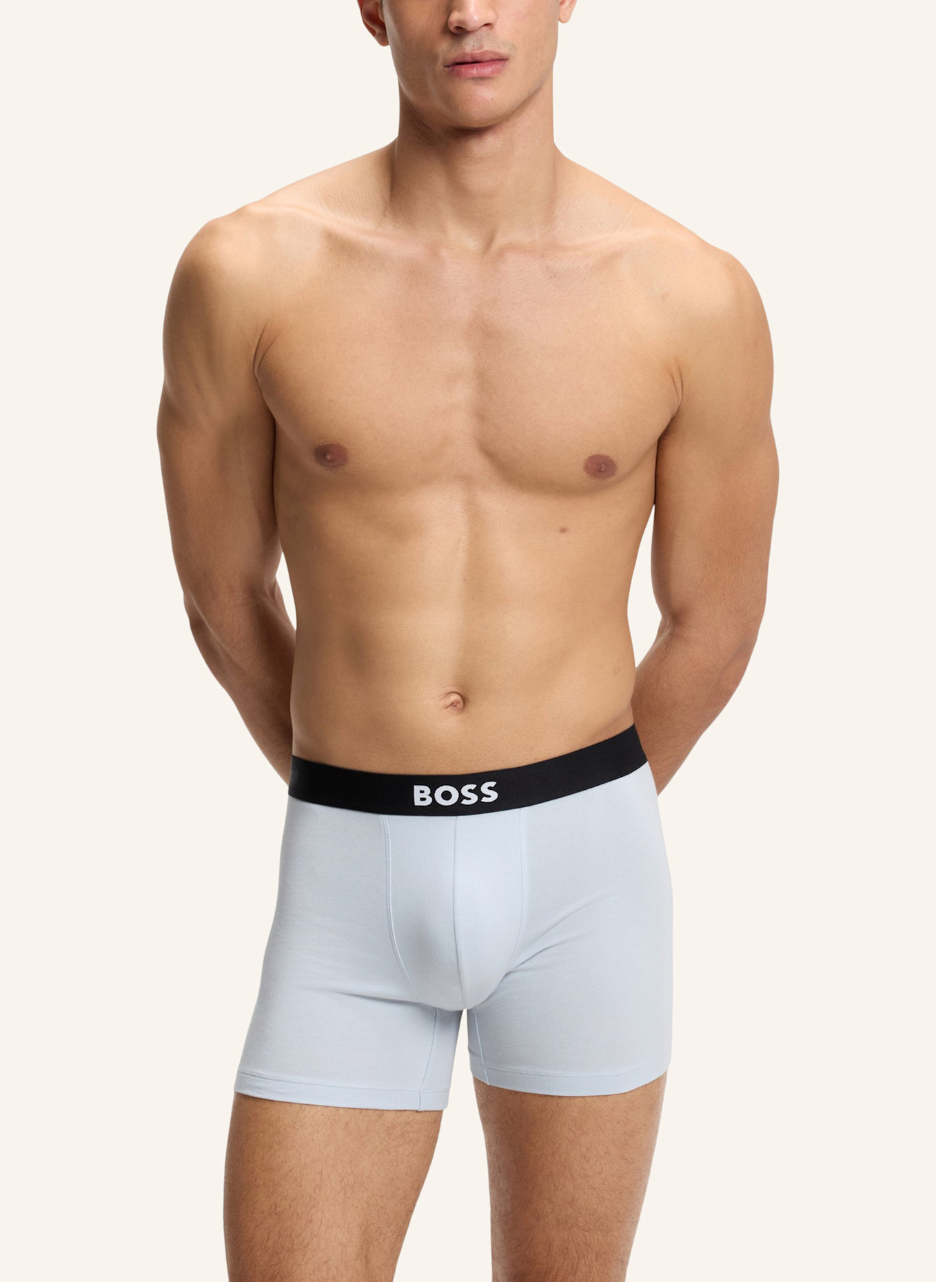 BOSS 3er-Pack Boxershorts ONE: BLAU
